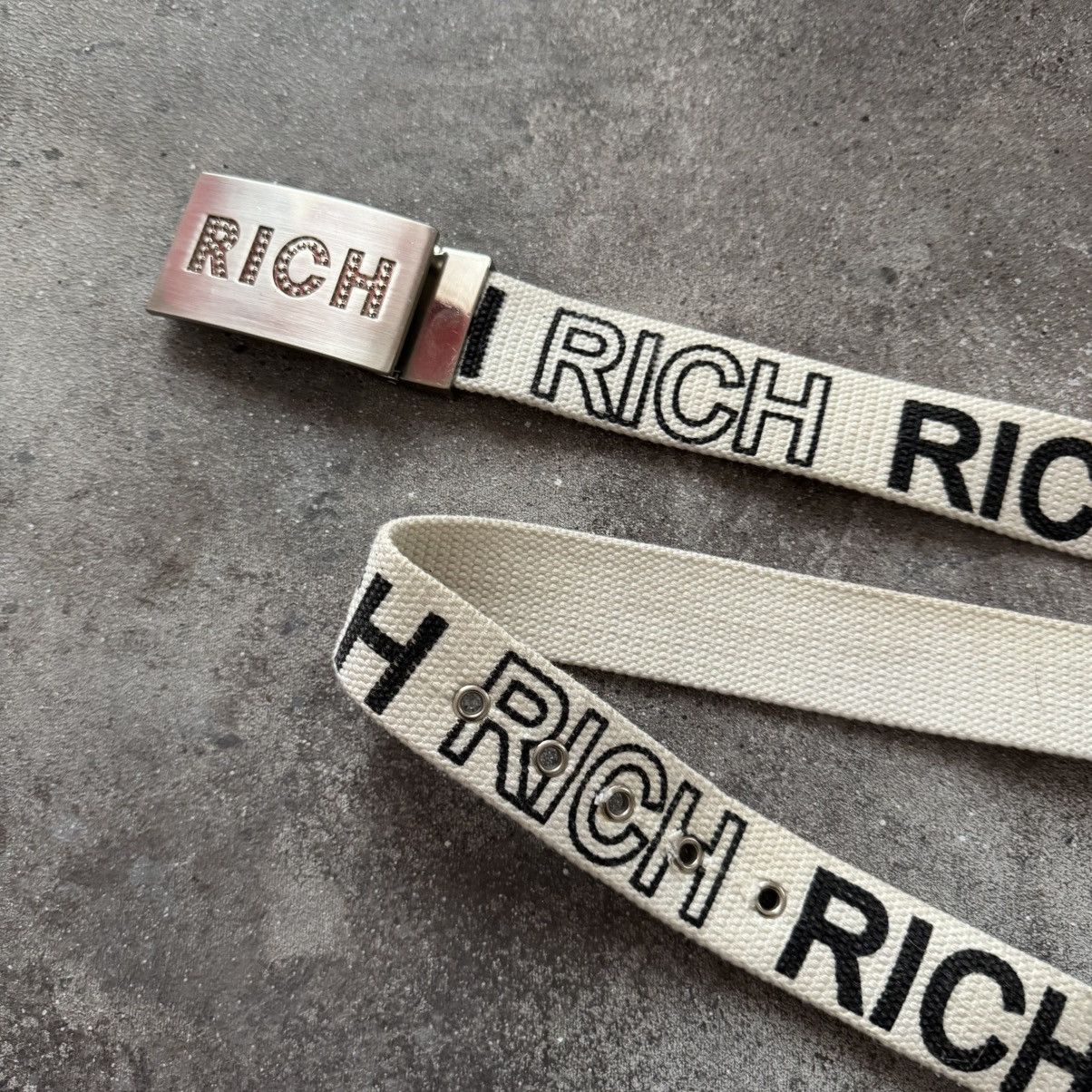 Hysteric Glamour × Japanese Brand × Vintage Richmond Y2K Vintage Opium Japan Avant Garde Cotton Belt Size ONE SIZE - 4 Thumbnail