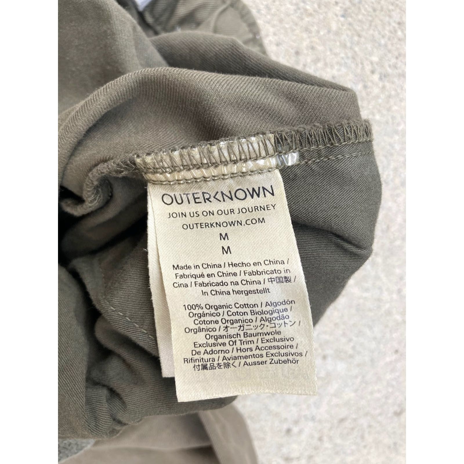 Outerknown Outerknown Men's Shorts M Green Solid Stretch DISTRESSED Beach PAINT Surf School Size US 31 - 6 Thumbnail