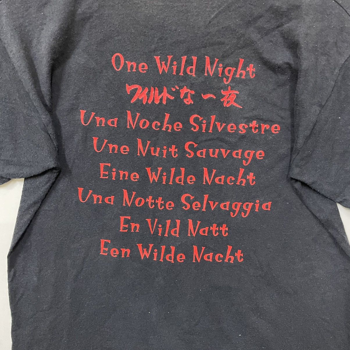 Band Tees Vintage 2001 Bon Jovi one wild night tag white screenstar Size US S / EU 44-46 / 1 - 5 Thumbnail