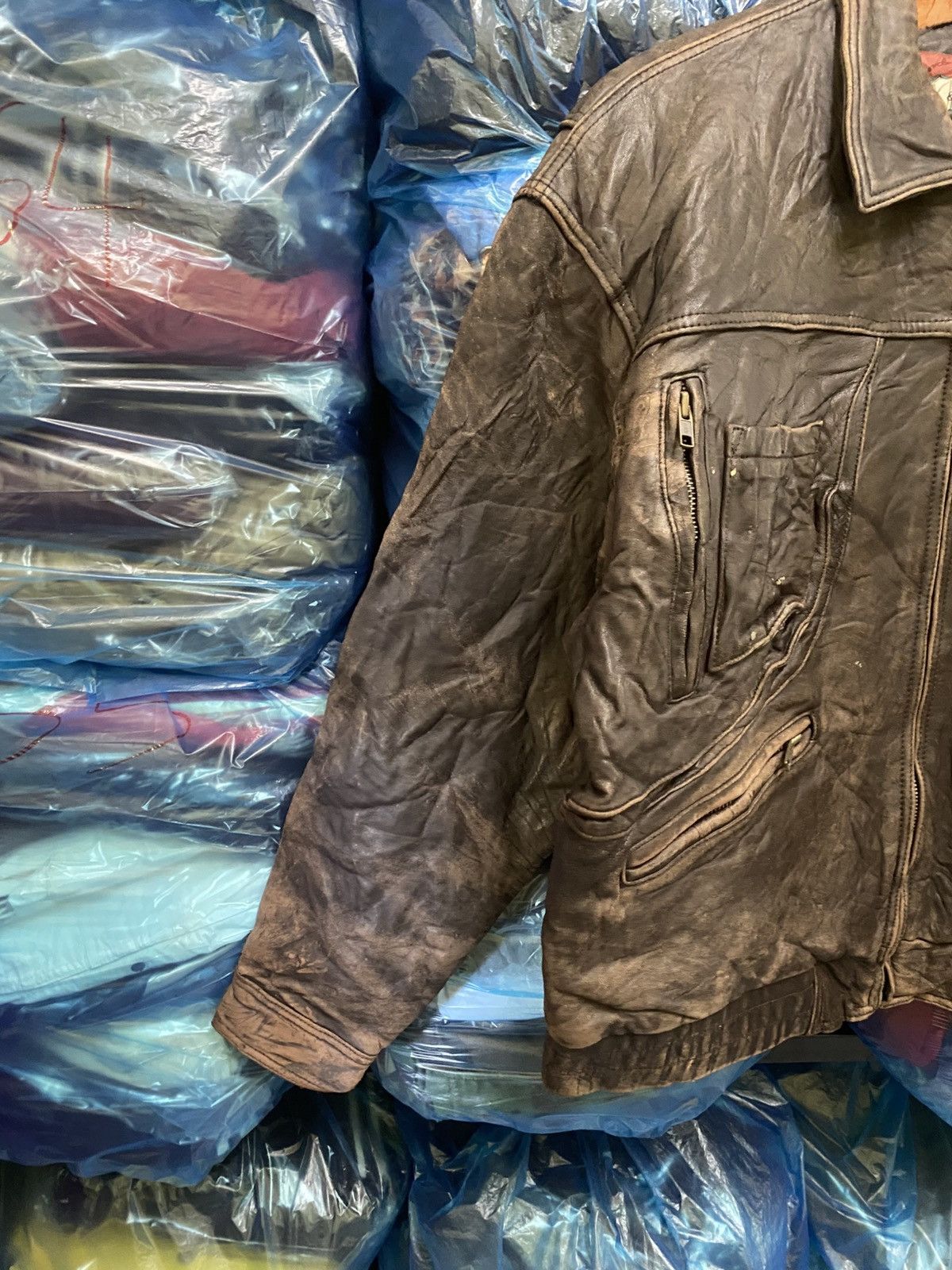 Other Vintage J.C. Corporation Multi-Pocket Leather Bomber Jacket Size US M / EU 48-50 / 2 - 5 Thumbnail