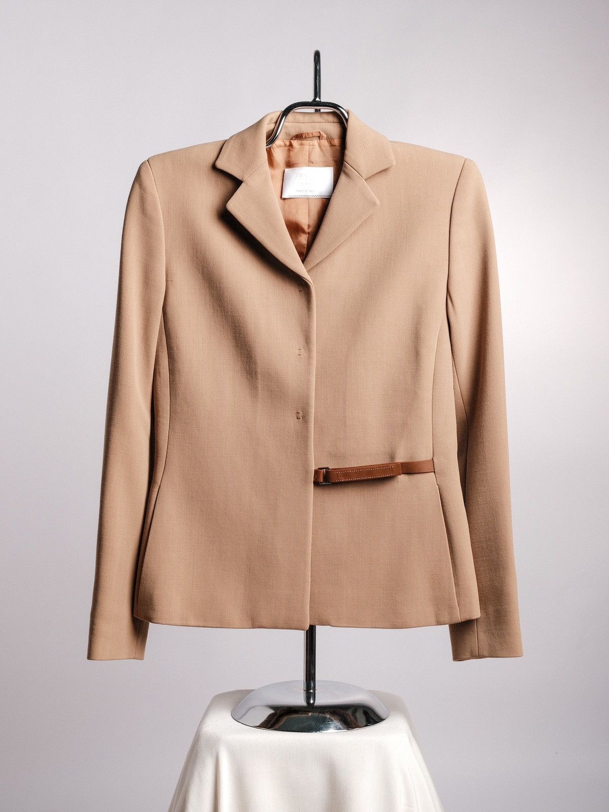 Prada Prada FW 1999 Buckle Strap Wool Jacket Size XS / US 0-2 / IT 36-38 - 1 Thumbnail