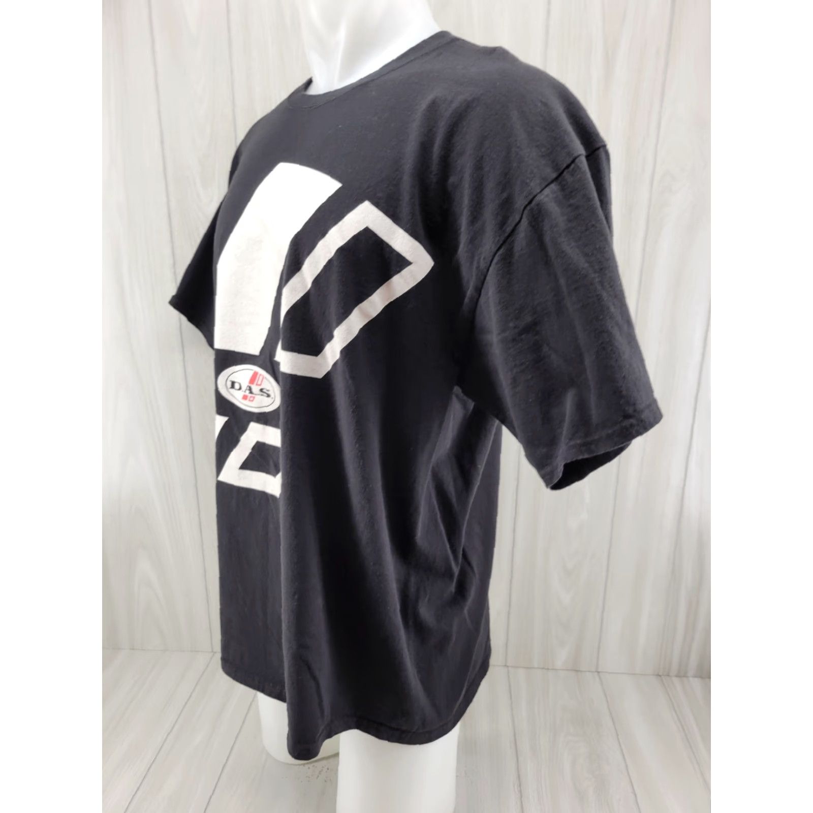 Vintage DAS Shirt Mens 2XL Black Audio Sound Hip Hop T-Shirt Crew Neck Short Sleeve Cotton Jersey Size US XXL / EU 58 / 5 - 3 Thumbnail