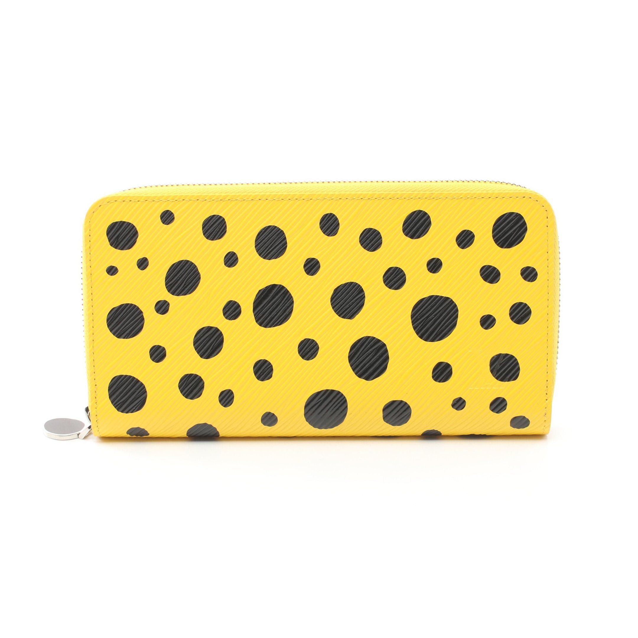 Louis Vuitton Louis Vuitton Lv * Yk Zippy Wallet Epi Infinity Dot Jaune Noir Round Zipper Long Leather Yellow Black Size ONE SIZE - 1 Thumbnail