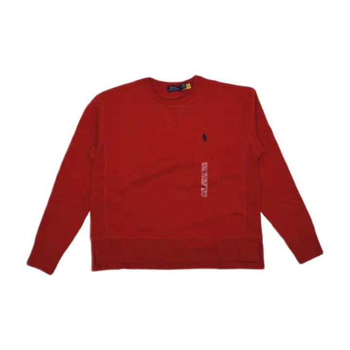 Polo Ralph Lauren Polo Ralph Lauren Solid Crewneck Casual Sweatshirt Size US XL / EU 56 / 4 - 1 Thumbnail