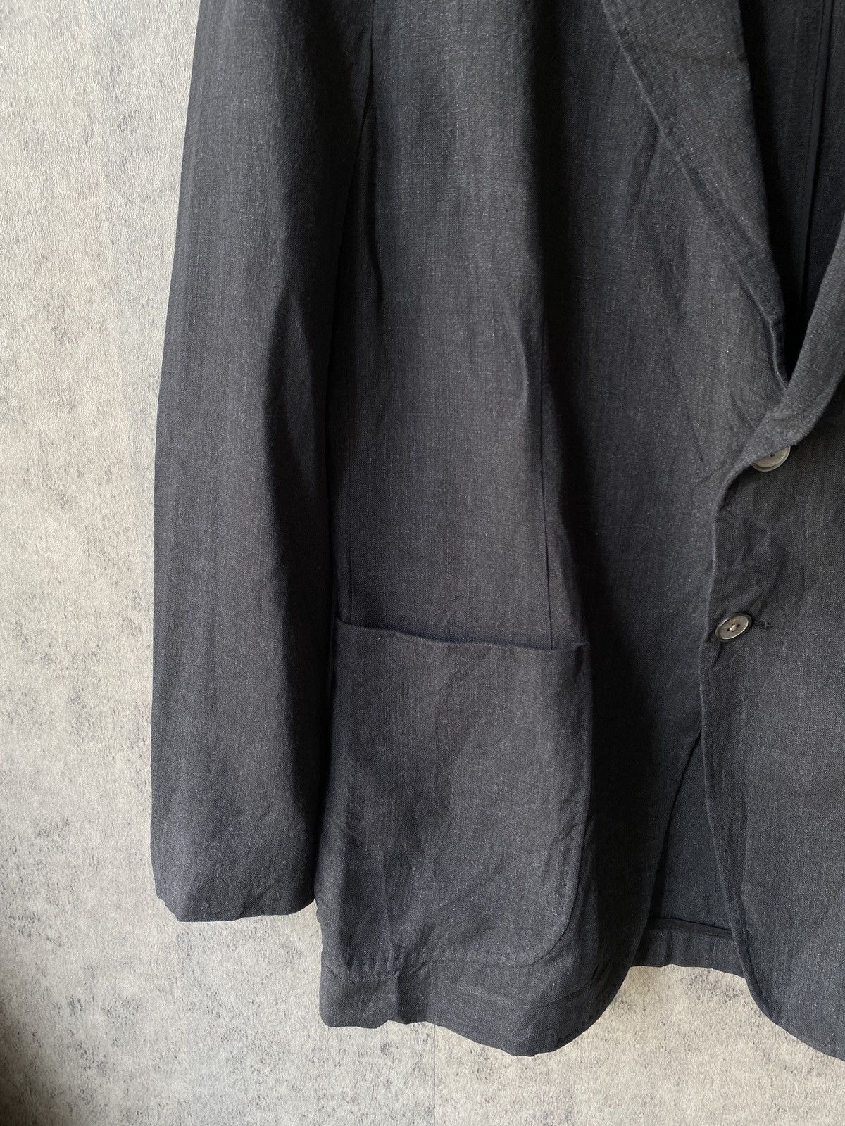 Emporio Armani Emporio Armani Linen Coat Jacket Size US M / EU 48-50 / 2 - 6 Thumbnail