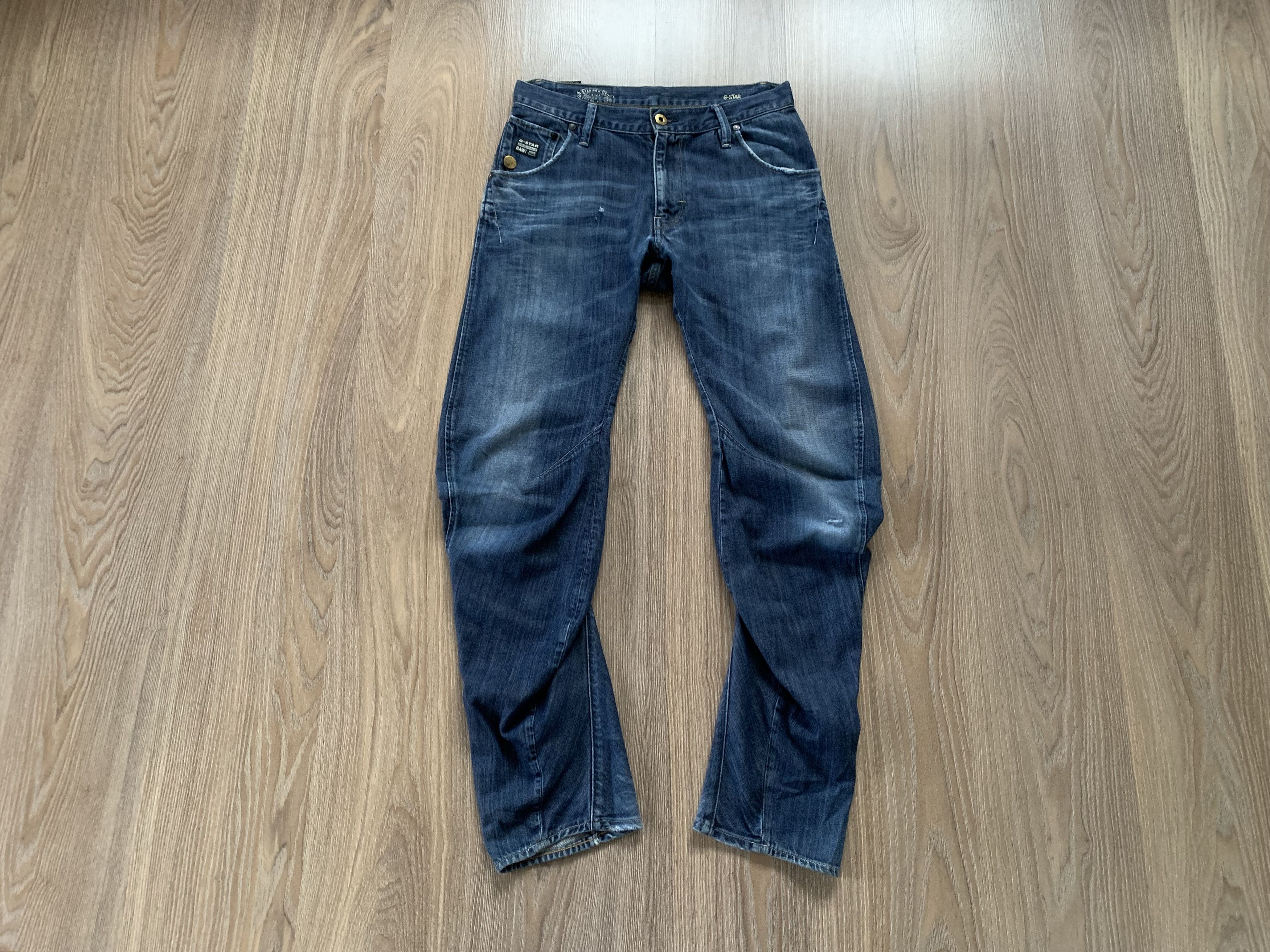 G-Star G-Star Raw Arc 3D Loose Tapered Light Blue Jeans Size US 29 - 13 Thumbnail