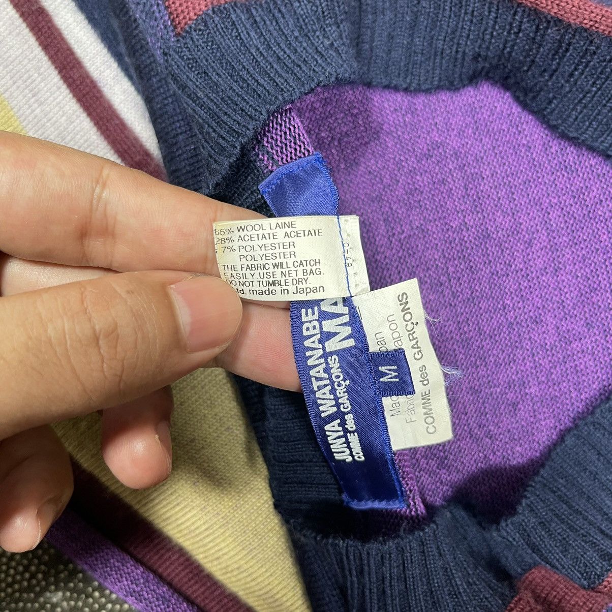Comme des Garcons × Junya Watanabe Junya Watanabe FW10 Knitted Striped Sweater Size US M / EU 48-50 / 2 - 10 Thumbnail