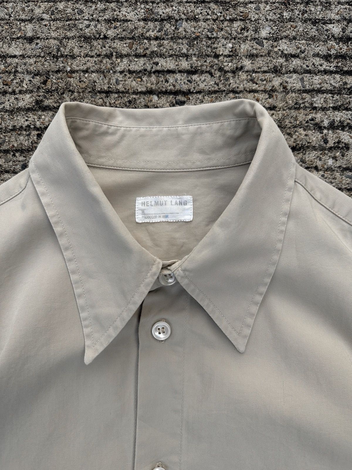 Helmut Lang Helmut Lang 1998 Long Sleeve Back Striped Shirt Size US M / EU 48-50 / 2 - 4 Thumbnail