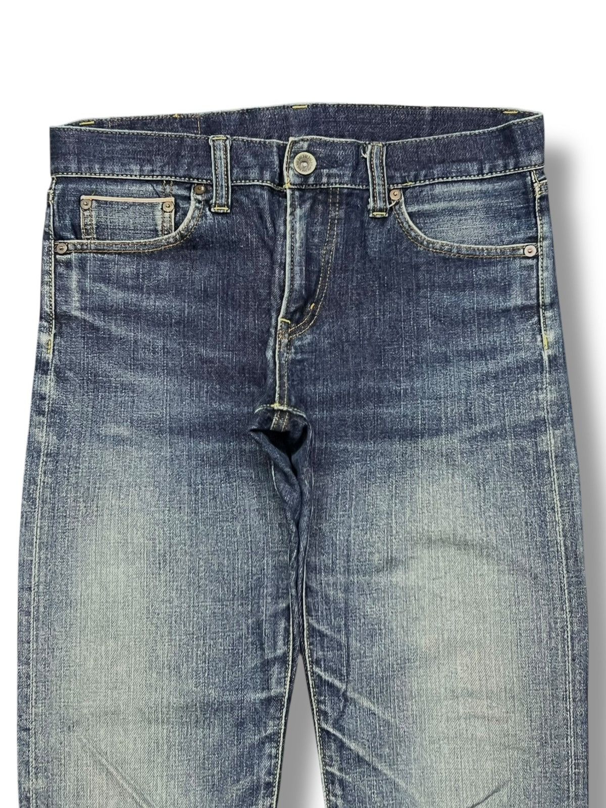 Uniqlo Vintage Uniqlo UJ Selvedge Denim Japan - Vintage Wash | W33 Size US 33 - 4 Thumbnail