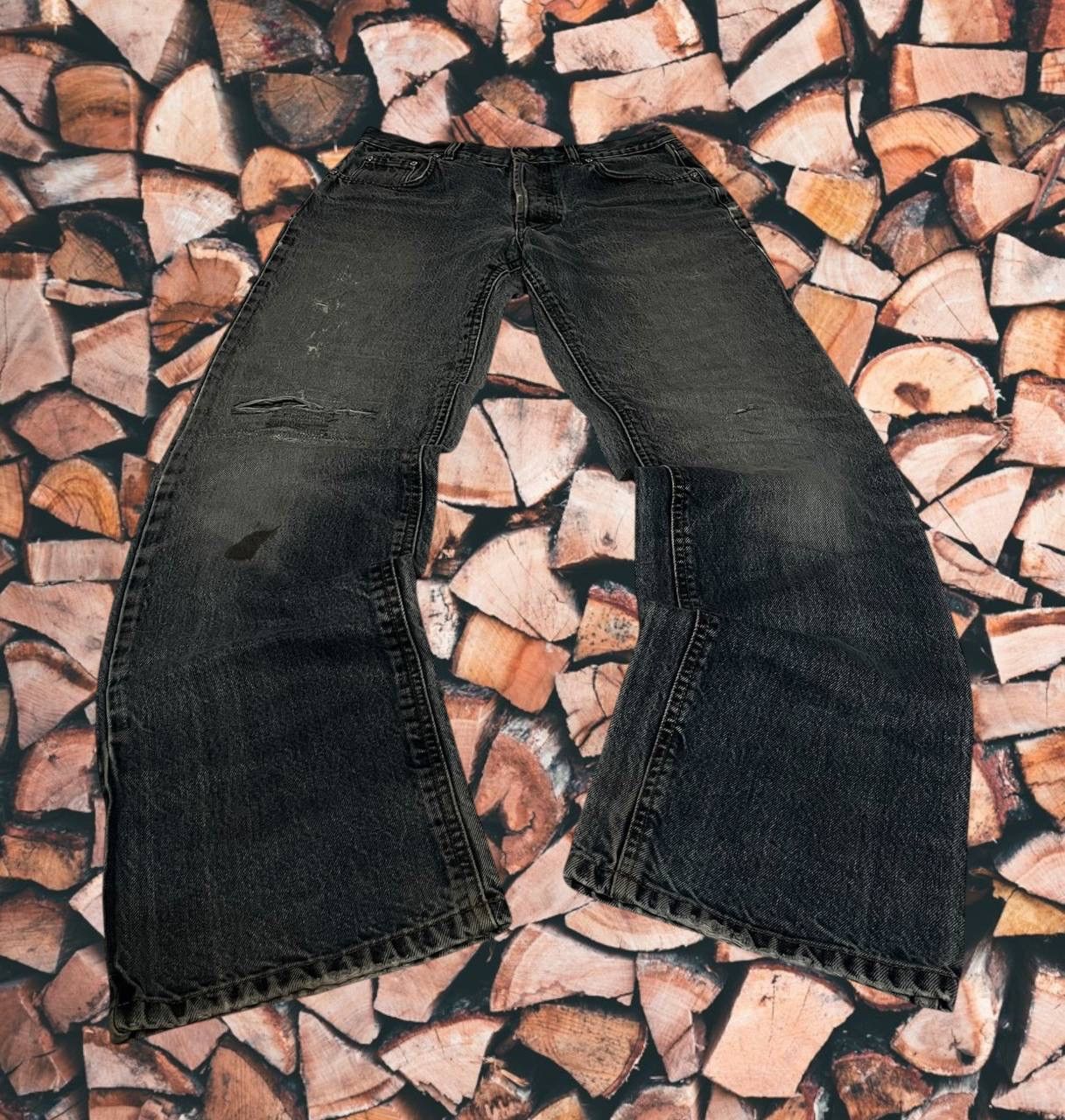 Japanese Brand × Vintage IfSixWasNine japanese Y2K Kapital style baggy jeans Size US 35 - 1 Thumbnail