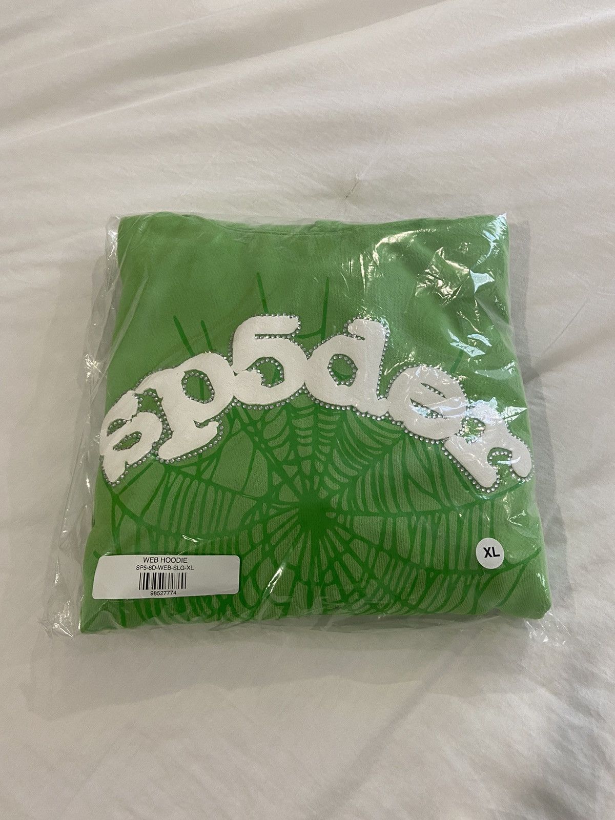 Sp5der Sp5der Web Hoodie “Slime Green” Size US XL / EU 56 / 4 - 4 Thumbnail