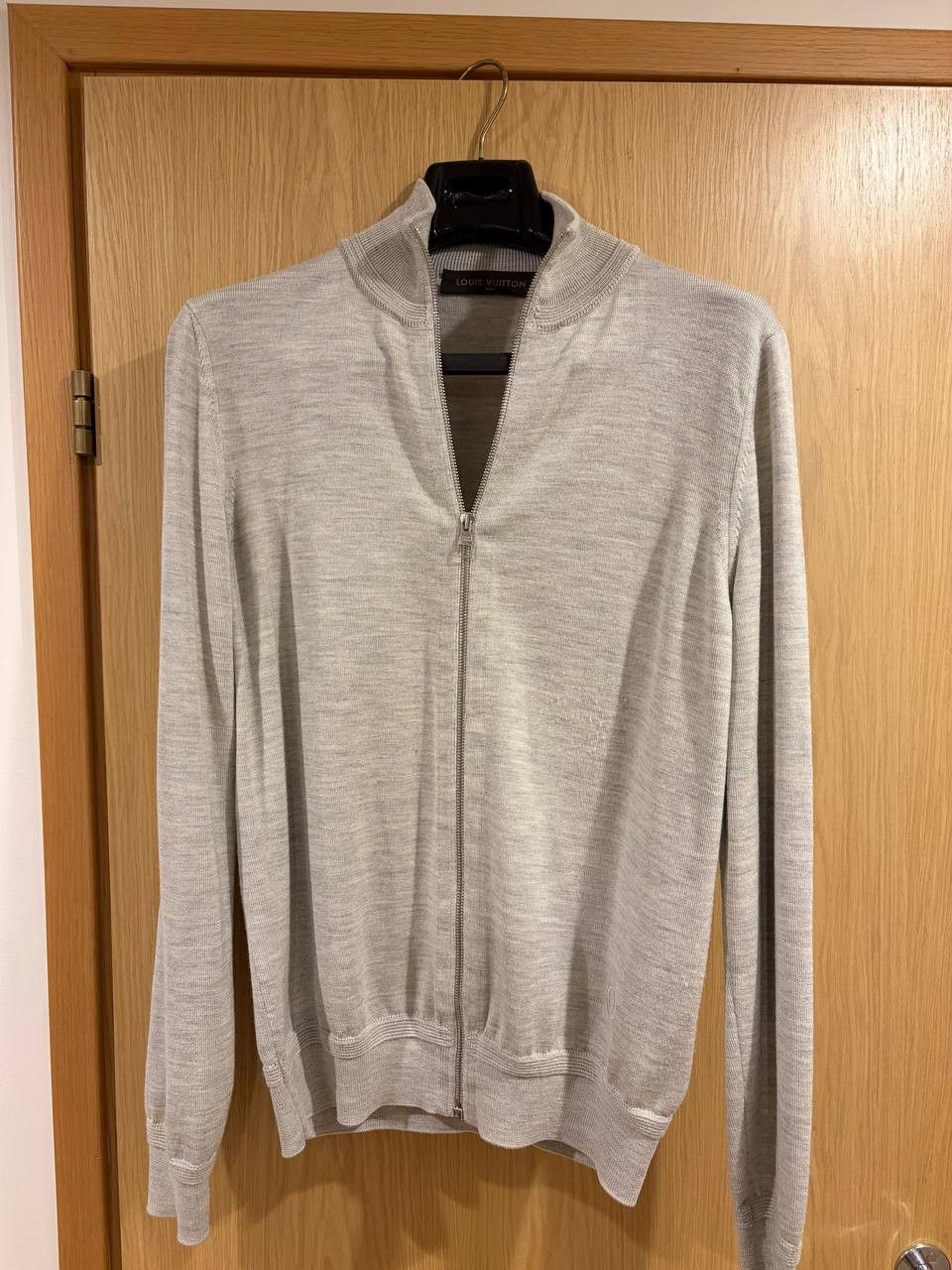 Louis Vuitton Louis Vuitton Kim Jones Era Grey Full-Zip Cardigan Size US M / EU 48-50 / 2 - 1 Thumbnail