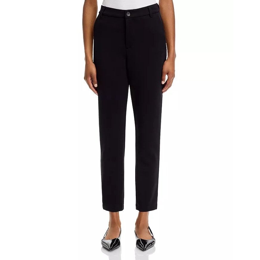 Bella Dahl Bella Dahl Women Black Stretch Simone Elegant Pants Size L Size 34" / US 12 / IT 48 - 2 Thumbnail