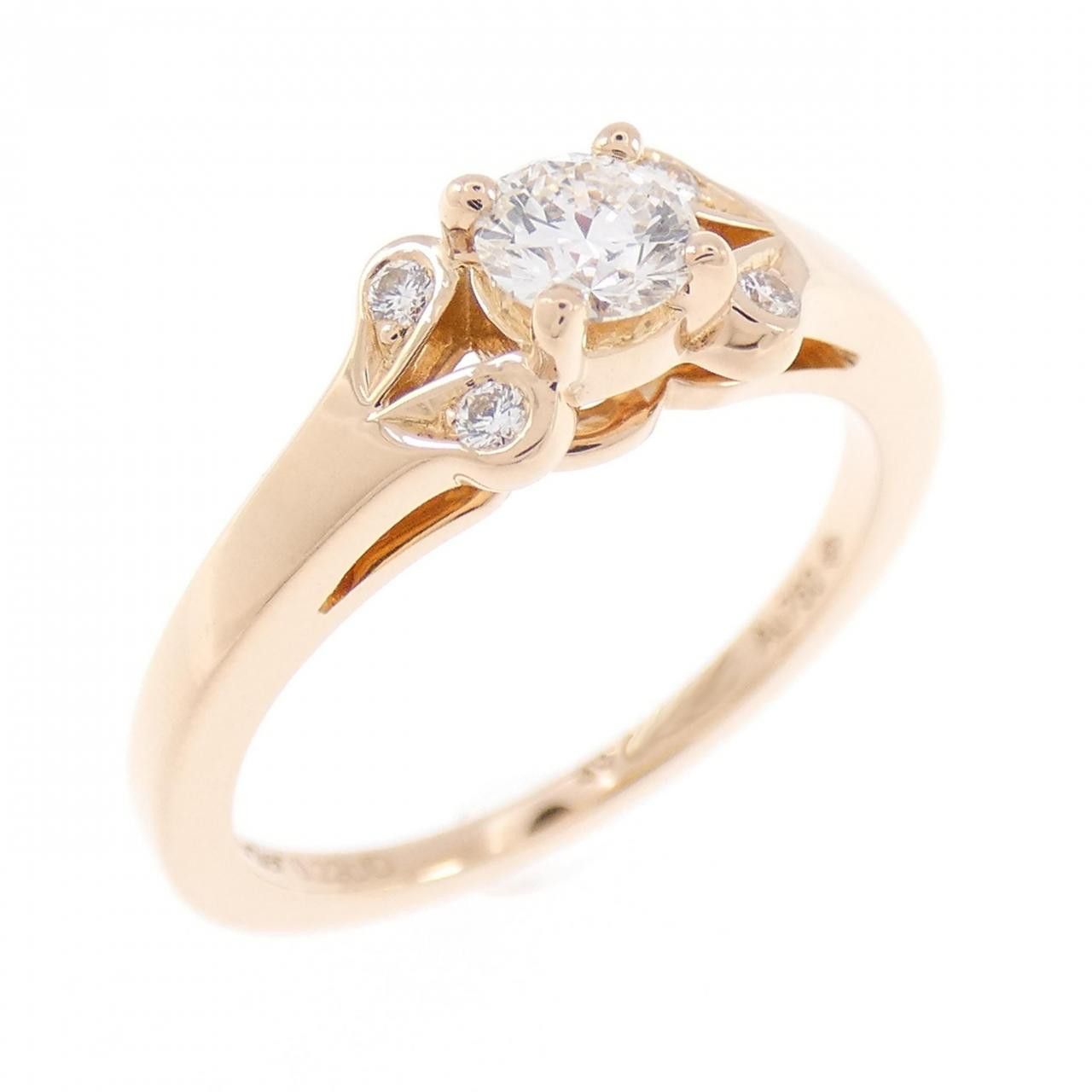 Cartier Cartier Cartier Ballerine 750 Pink Gold Diamond Ring Size 9 Precious Metal Ring DUTY FREE for USA Size ONE SIZE - 1 Thumbnail