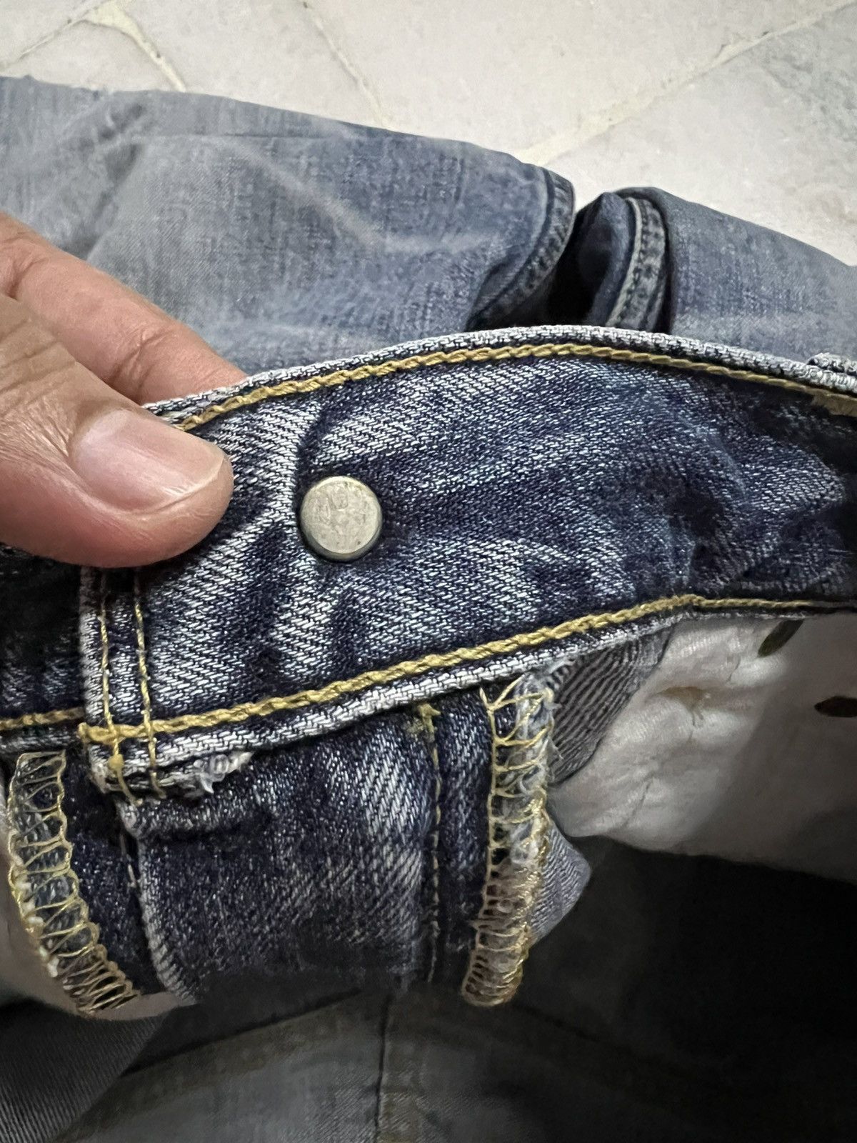 Levi's 💥Baggy💥Vintage LPC Levis 502 Faded Distressed Jean Size US 33 - 11 Thumbnail