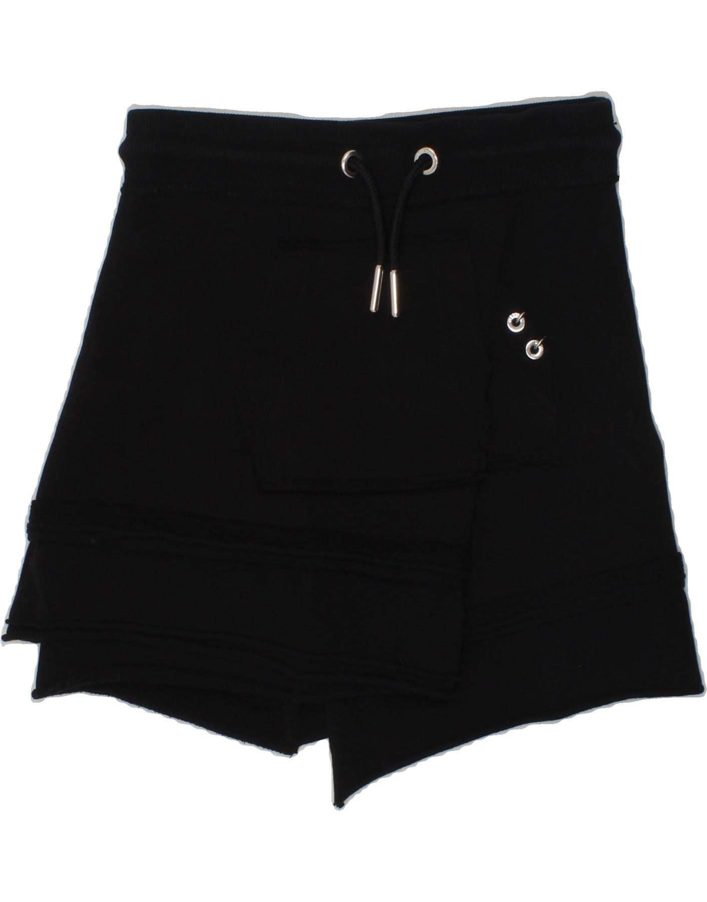 Diesel Girls Asymmetrical Skirt 3-4 Years W22 Black Cotton Size 24" / US 00 / IT 34 - 1 Thumbnail