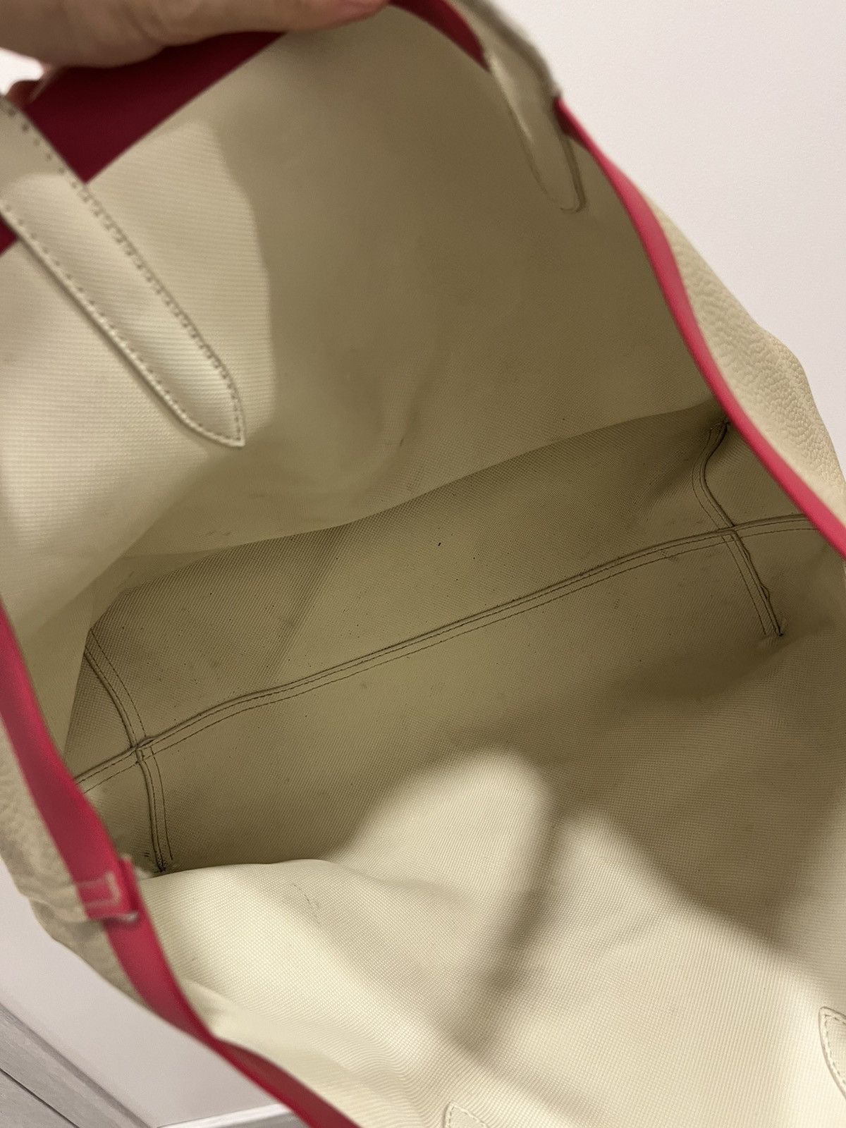 Lacoste Lacoste bag leather vintage handle rarity vintage legit Size ONE SIZE - 5 Thumbnail