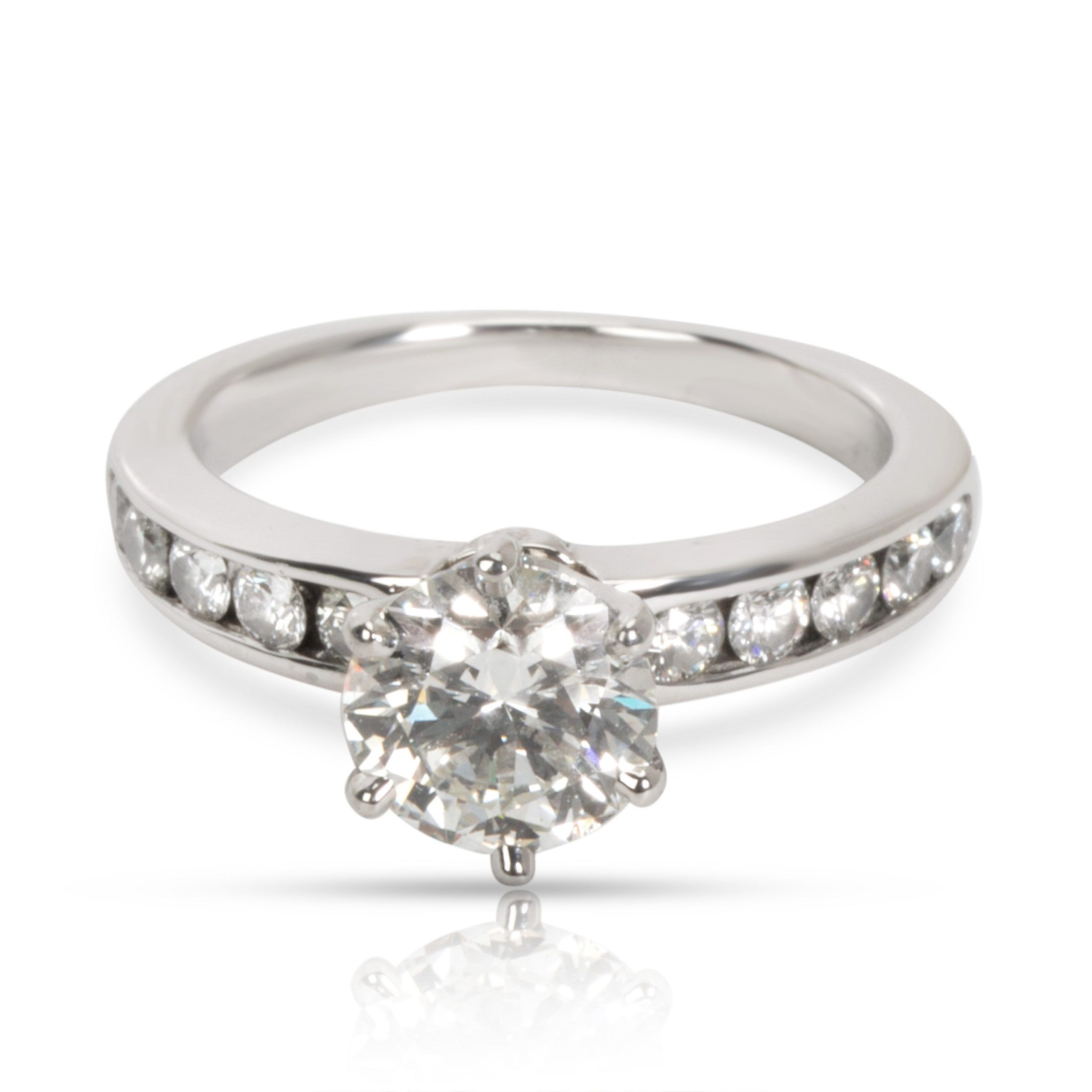Tiffany Diamond Engagement Ring in Platinum CTW I VS2)