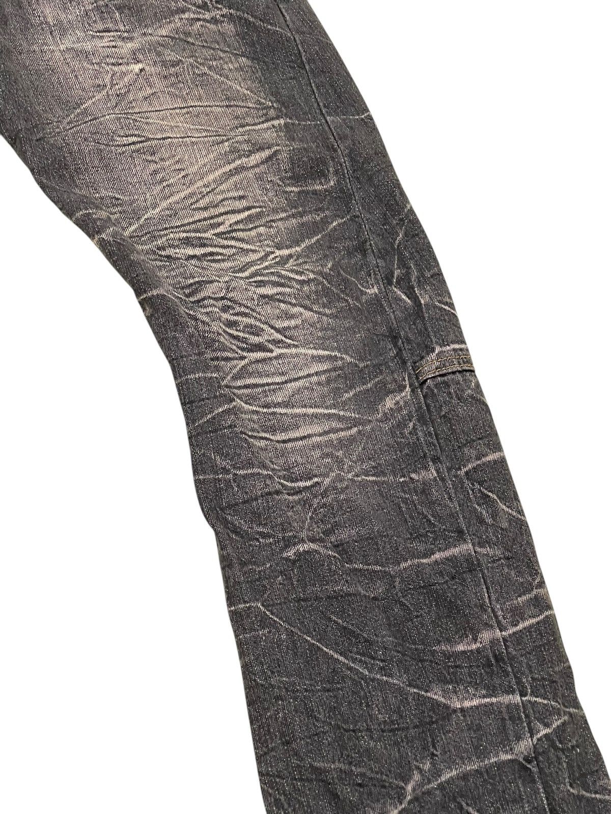 Japanese Brand Double Waist Jeans Barcedos Mud Washed Slim 9🟦 Size US 30 / EU 46 - 4 Thumbnail
