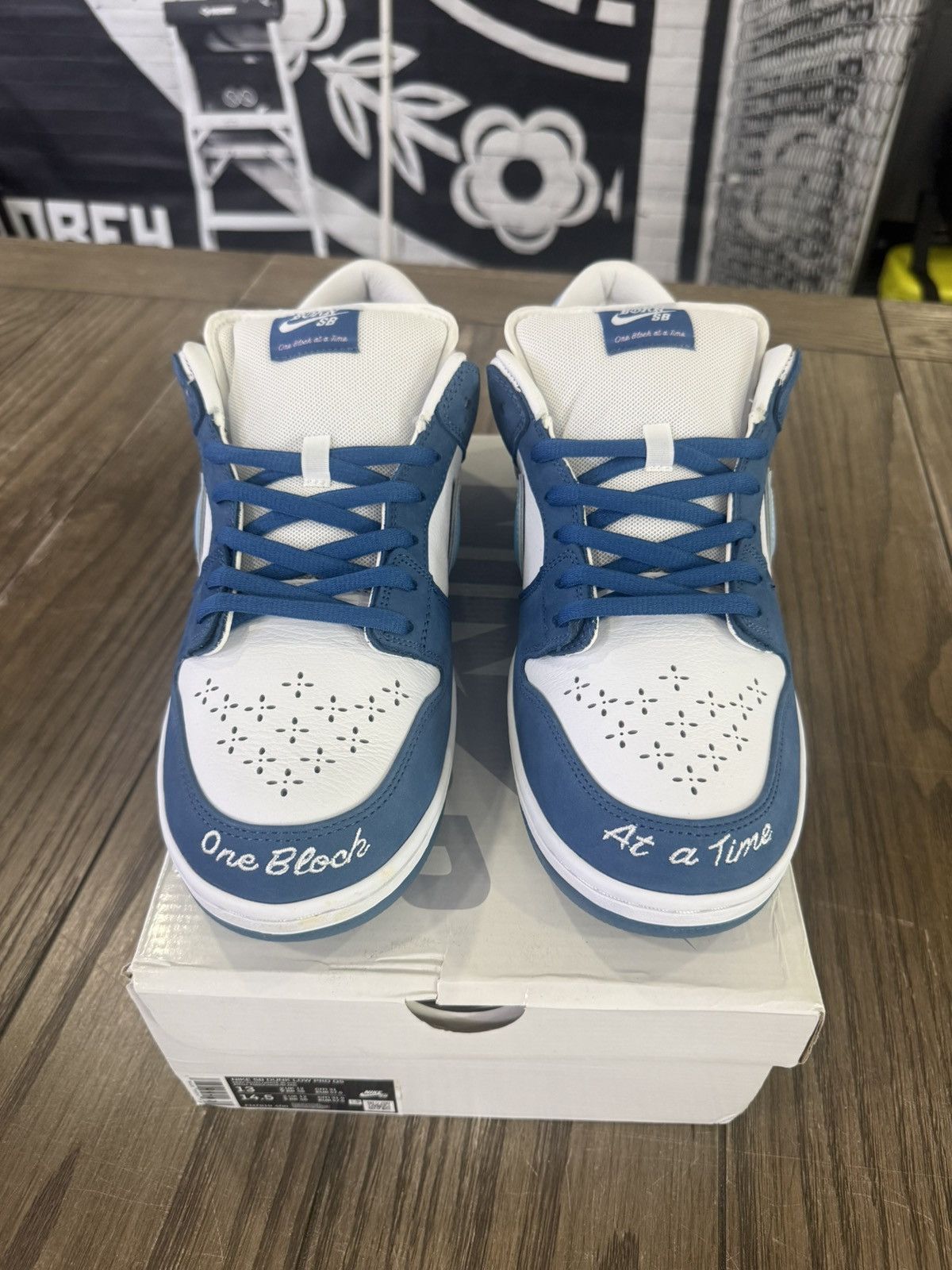 Nike ⚡️ Born x Raised SB Dunk Low FN7819-400 Size 13 NEW! ⚡️ Size US 13 / EU 46 - 4 Thumbnail