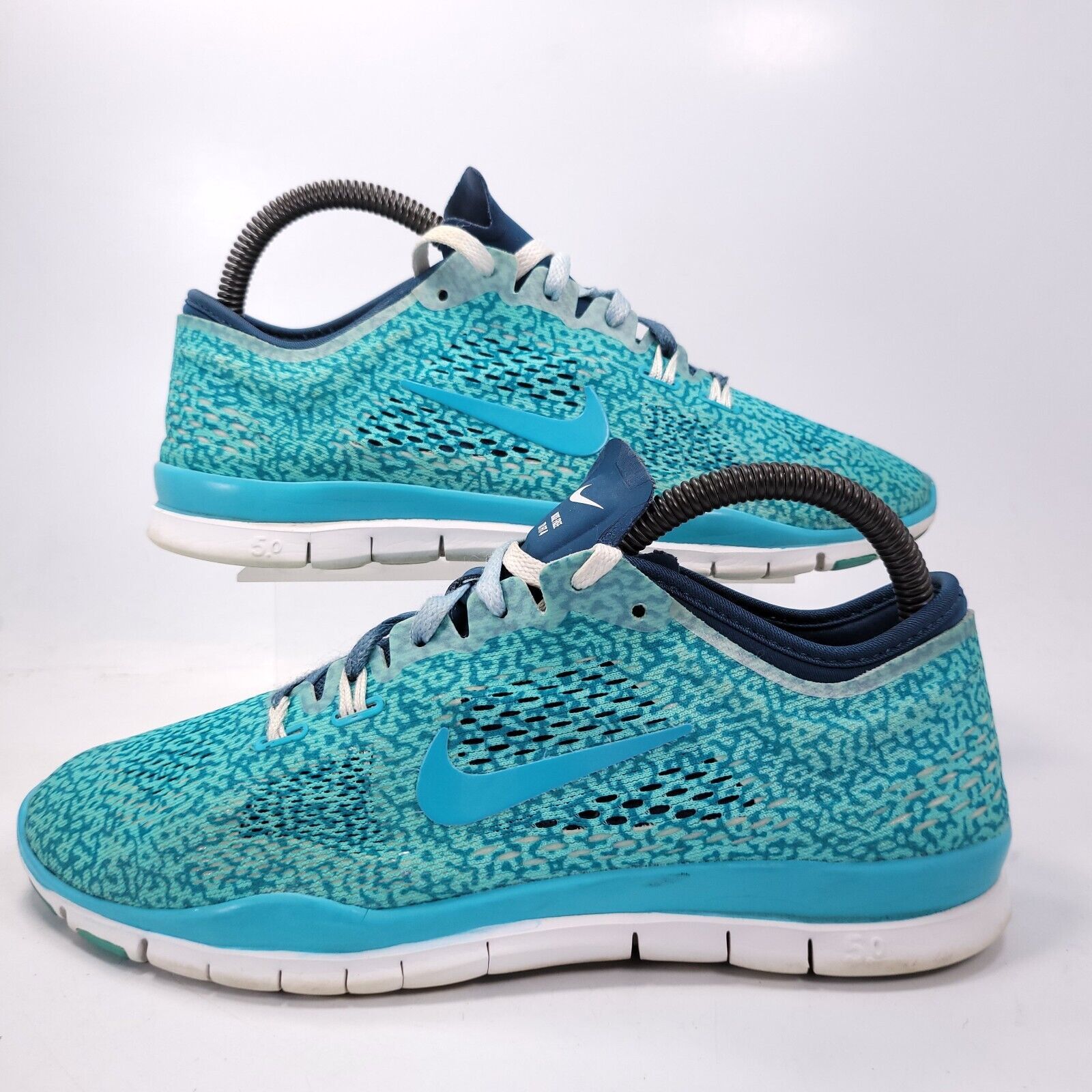 Nike Nike Free TR Fit 4 Shoe Women Size 7.5 629832-303 Blue White Size US 7.5 / IT 37.5 - 5 Thumbnail