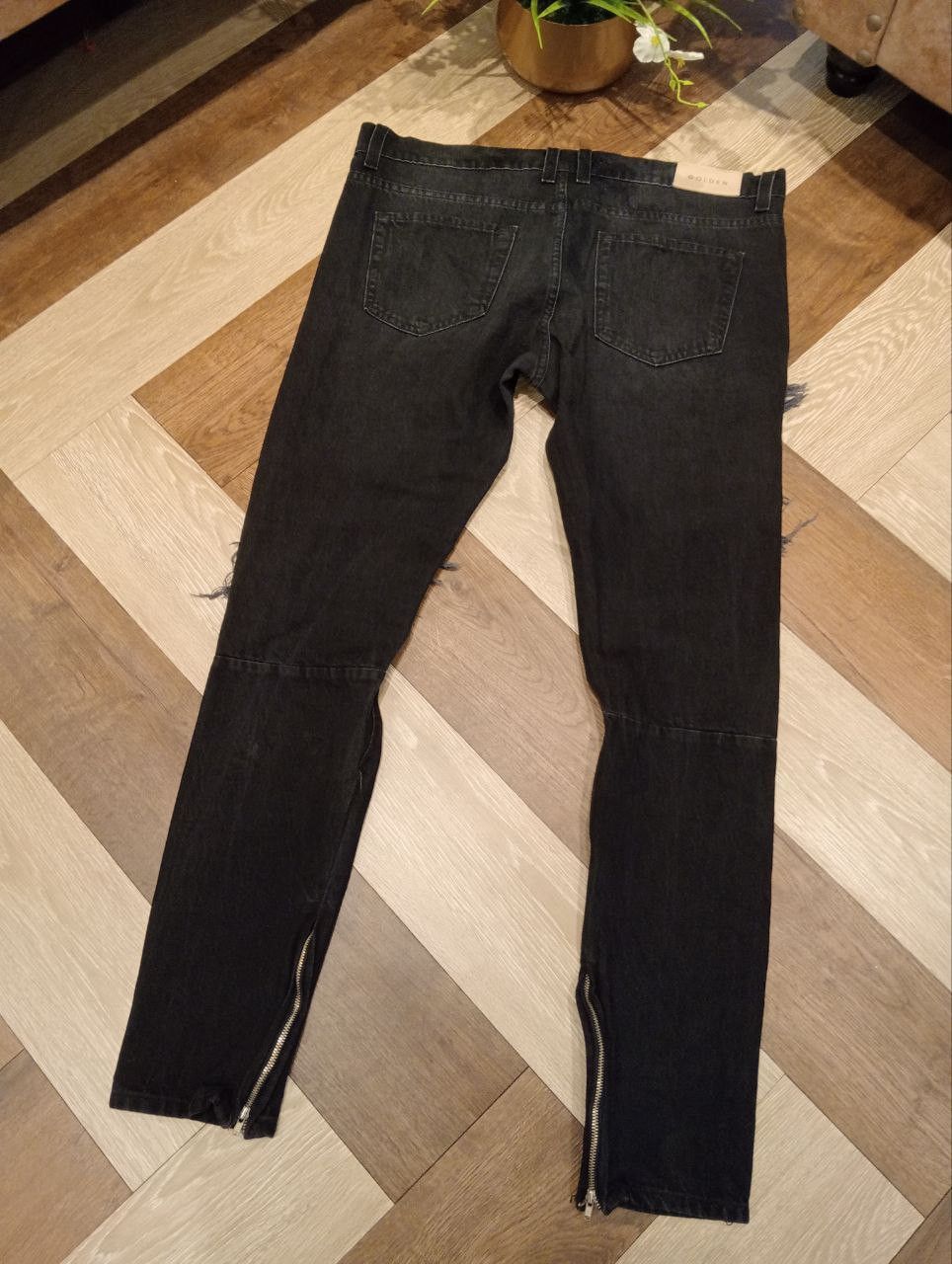 Golden Denim GOLDEN DENIM ANKLE ZIP JEANS - SIZE 36 Size US 36 / EU 52 - 13 Thumbnail