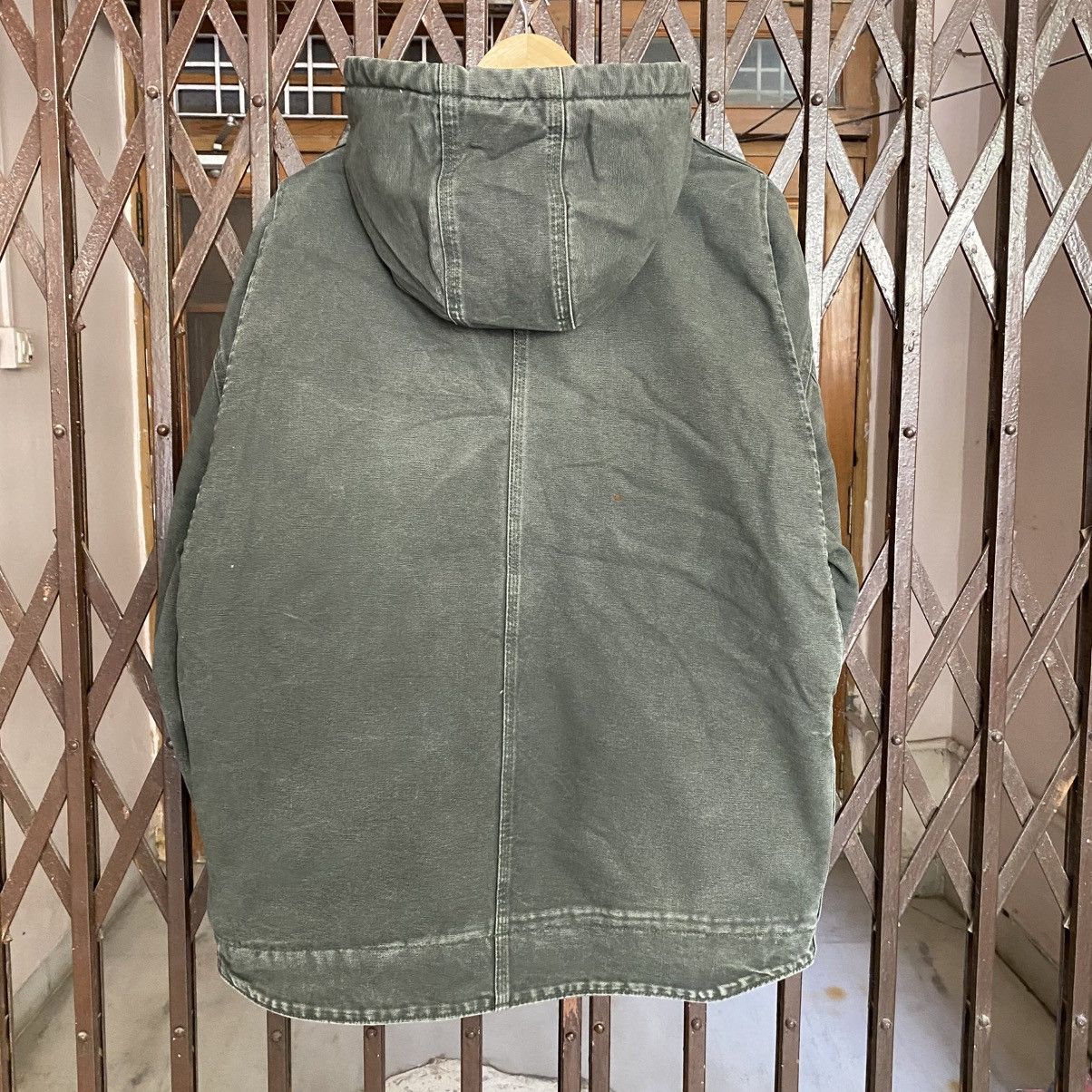 Carhartt Vintage Carhartt Faded Green Active Hooded Jacket Size US XL / EU 56 / 4 - 3 Thumbnail
