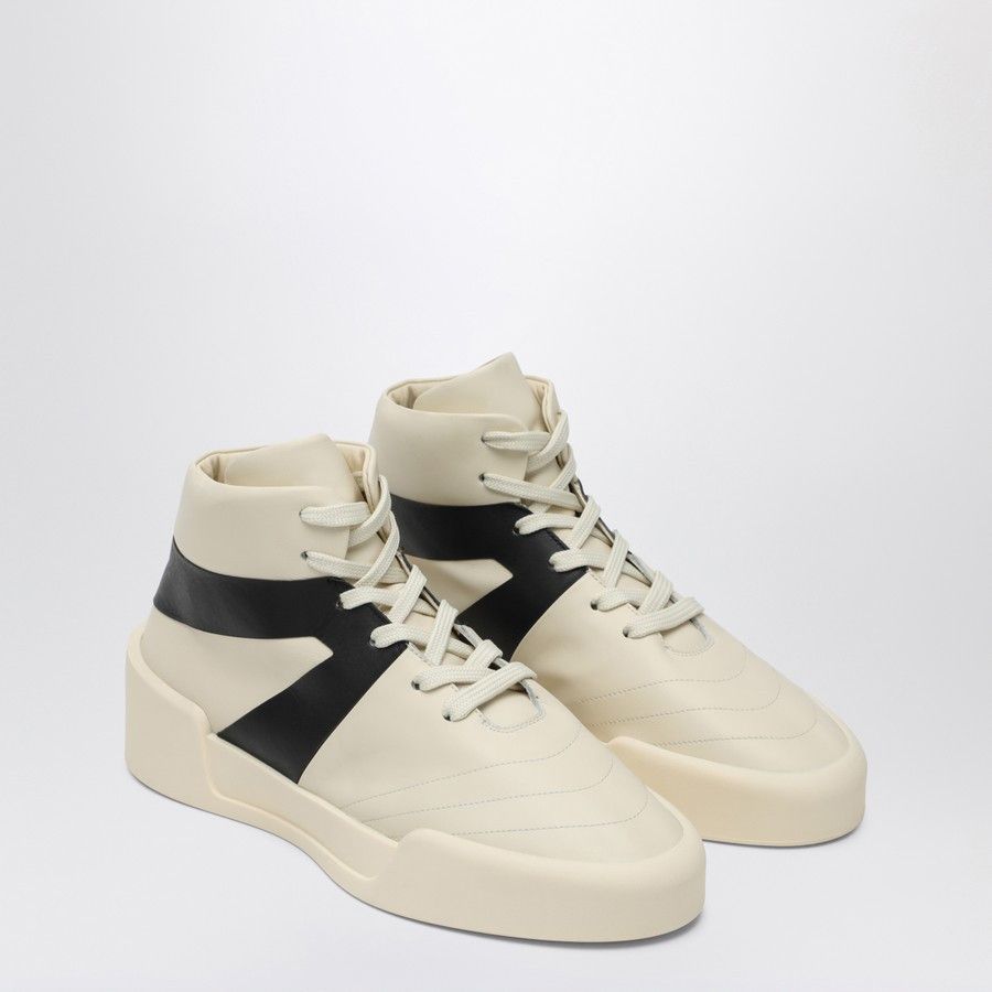 Fear of God o1d2blof0226 Basketball Sneakers in Cream/Black Size US 7 / EU 40 - 2 Thumbnail