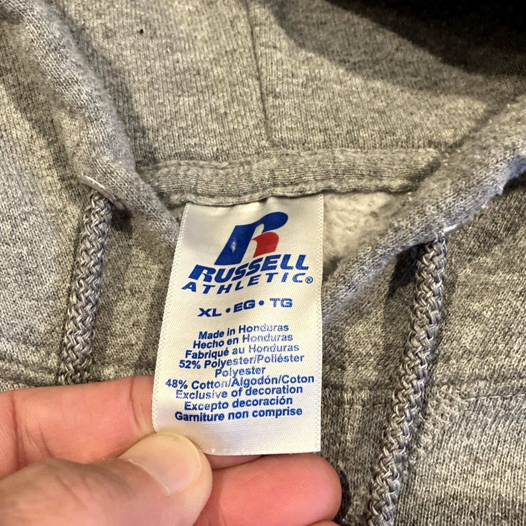Russell Athletic VINTAGE Russell Athletic UNIVERSITY OF DELAWARE Hoodie Men's XL Gray Pullover Size US XL / EU 56 / 4 - 4 Thumbnail