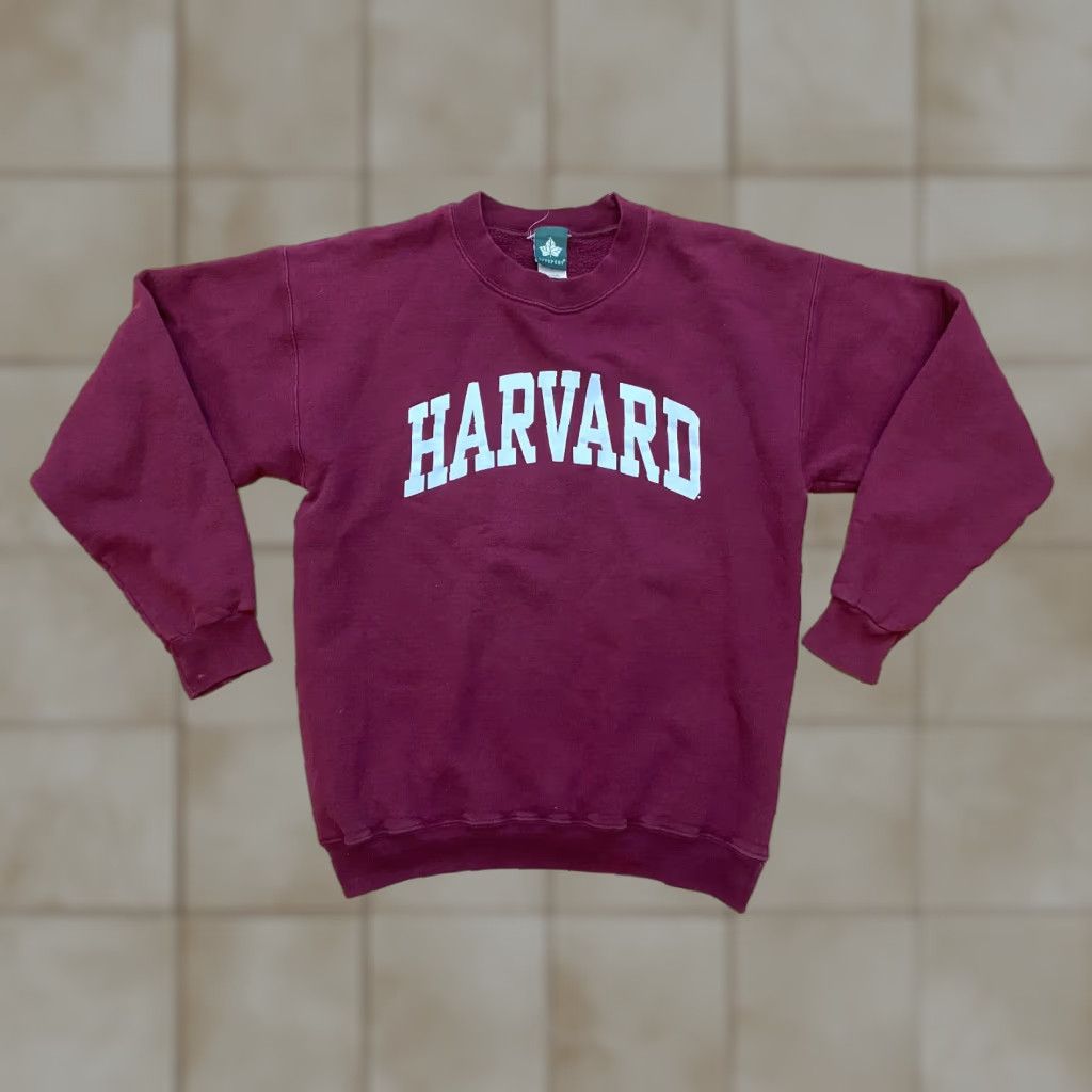 Vintage VINTAGE IvySport Harvard University Sweatshirt Crewneck Veritas College Crimson Sz Small Mens Red Size US S / EU 44-46 / 1 - 1 Thumbnail