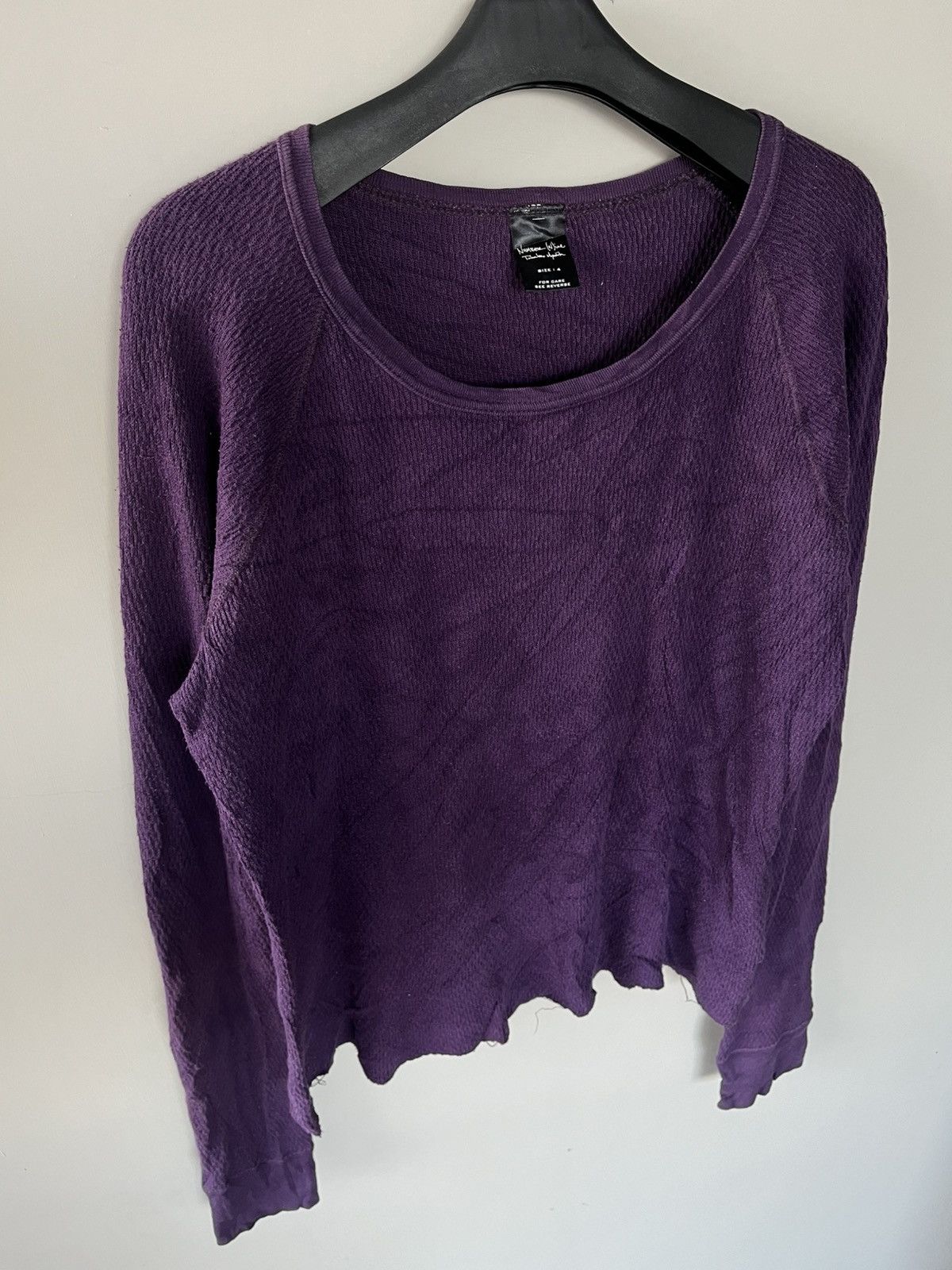 Number (N)ine AW02 NUMBER (N)INE WAFFLE KNIT THERMAL LONG SLEEVE JAPANESE Size US L / EU 52-54 / 3 - 4 Thumbnail