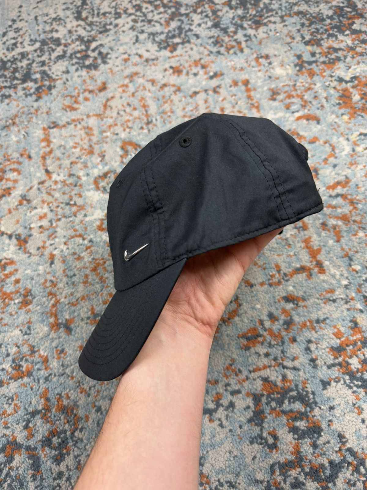 Nike × Vintage Vintage y2k Nike jewel metal swoosh logo hat cap Size ONE SIZE - 3 Thumbnail