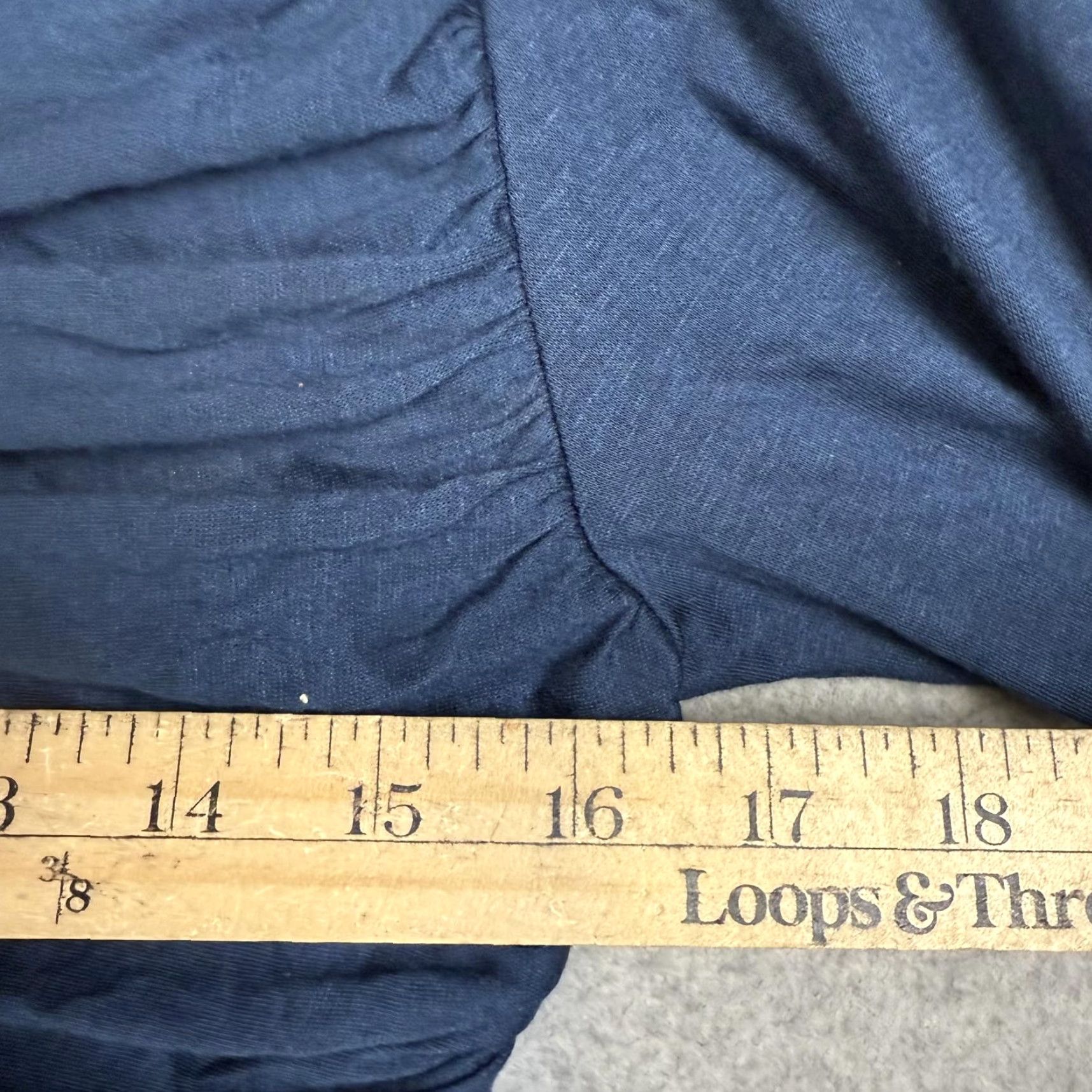 Bailey 44 Bailey/44 Dress Womens Blue Sapphire Long Sleeve A-Line Knee Length L Blue Womens Bailey/44 Dress Size L / US 10 / IT 46 - 4 Thumbnail