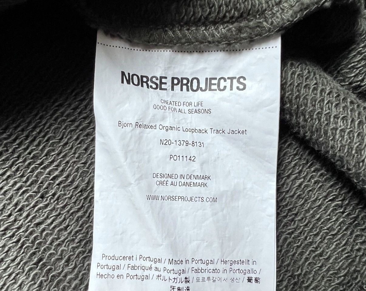 Norse Projects Norse Projects - bjorn relaxed organic loopback track jacket Size US M / EU 48-50 / 2 - 7 Thumbnail