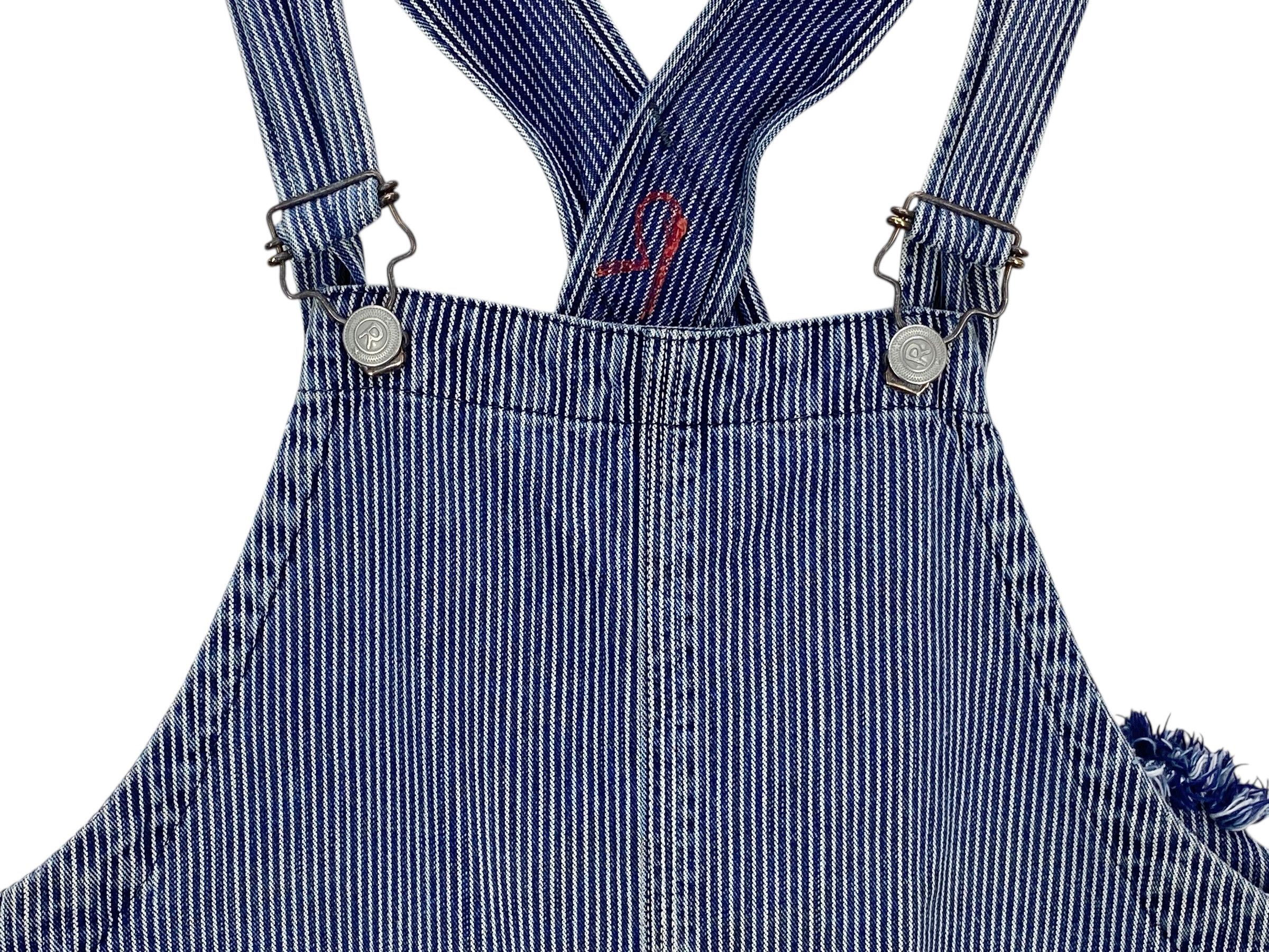 45rpm 45RPM Carpenter Bib Overalls Hickory Stripes Size US 38 / EU 54 - 7 Thumbnail