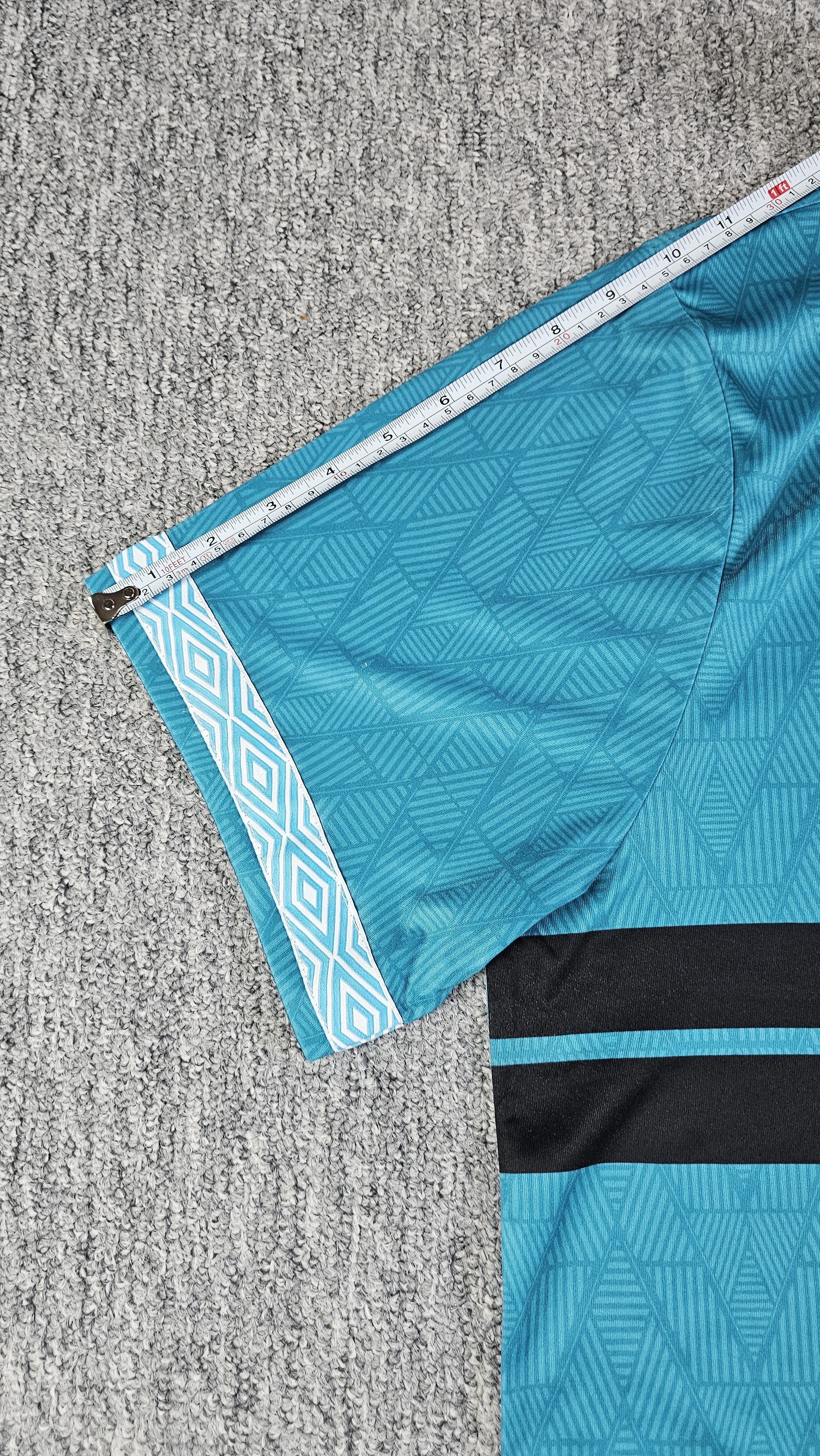 Umbro UMBRO Germany Retro Jersey 90s Blokecore Teal XL Size US XL / EU 56 / 4 - 12 Thumbnail