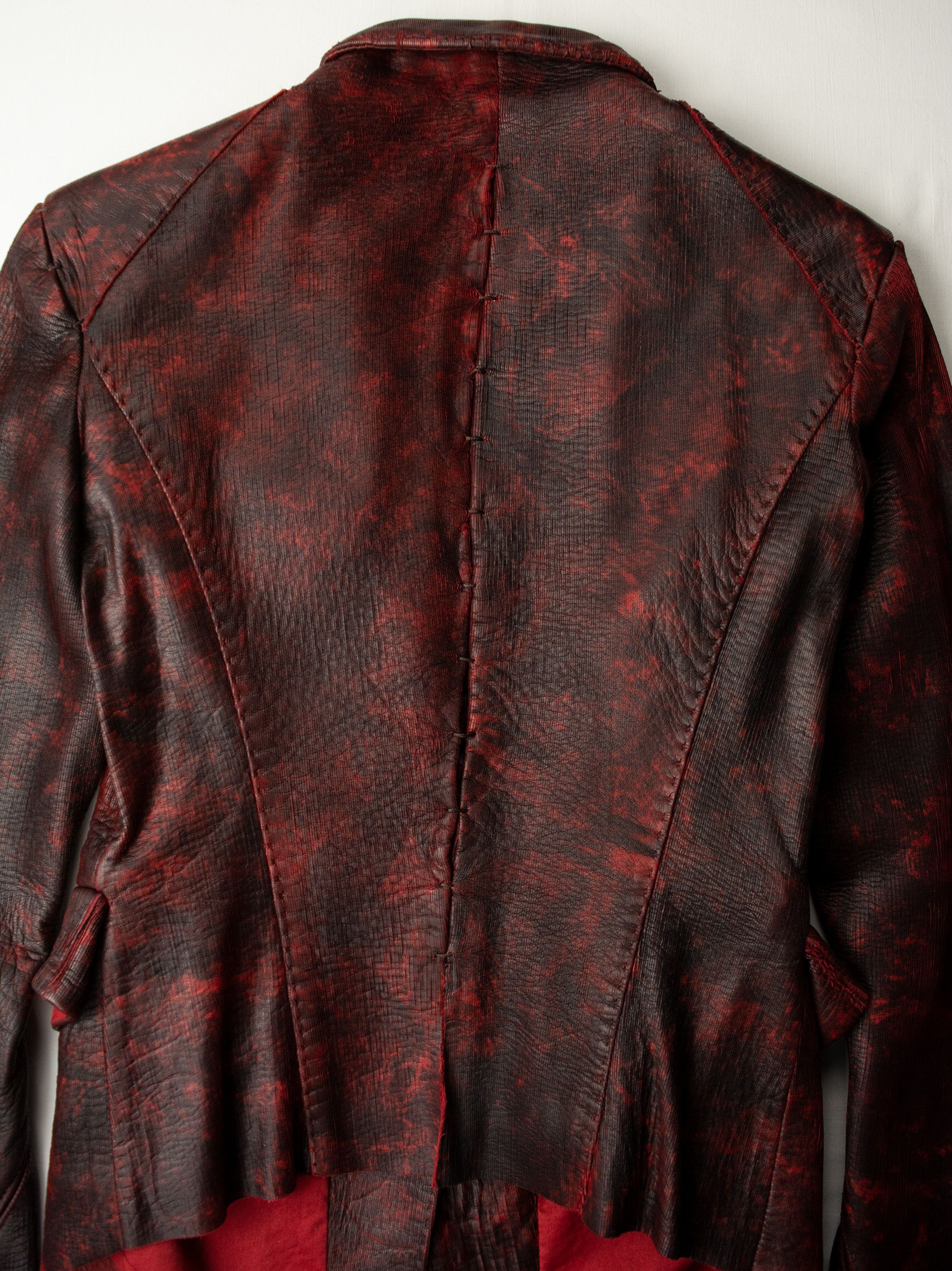 Y/Project × Yohan Serfaty Yohan Serfaty - A/W 2009 - dapple dyed deer leather jacket Size XS / US 0-2 / IT 36-38 - 9 Thumbnail