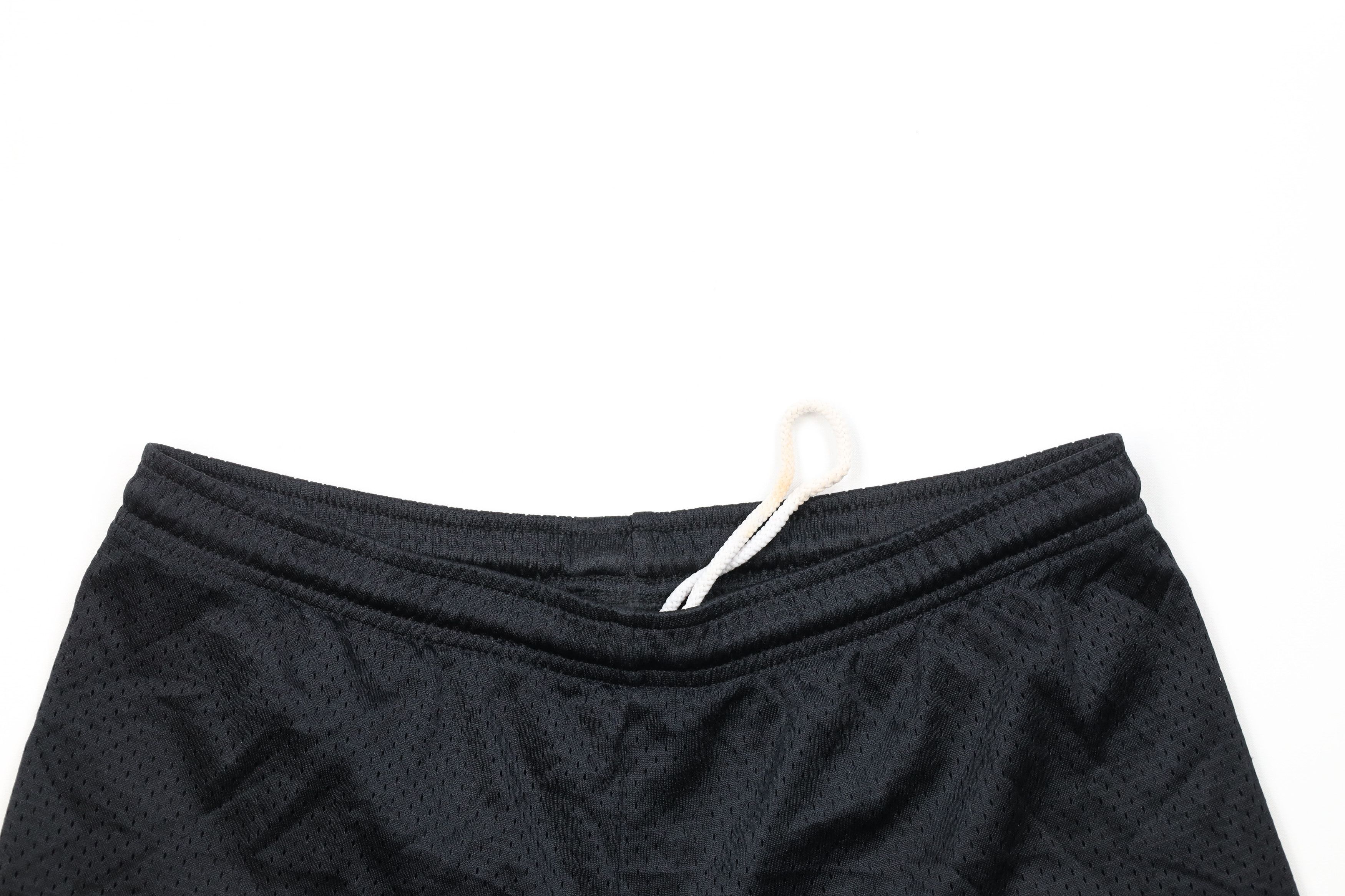 Nike × Vintage Vintage 90s Nike Mini Swoosh Above Knee Mesh Shorts Black Size US 34 / EU 50 - 2 Thumbnail