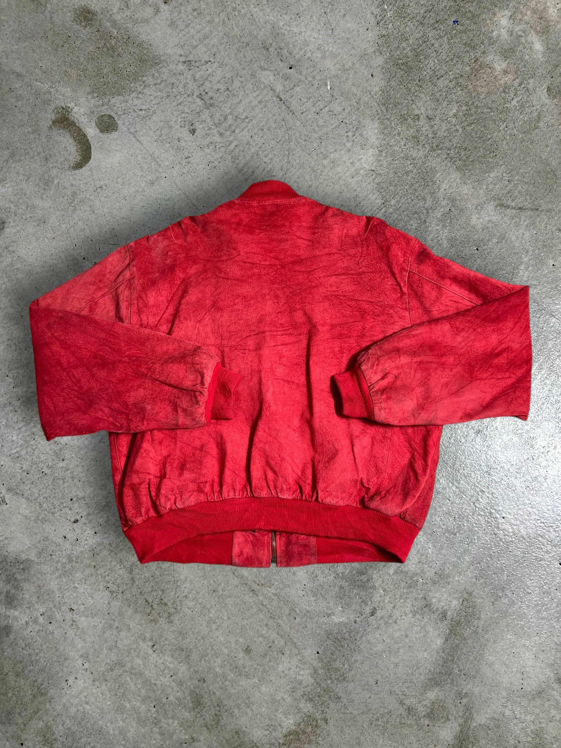 Japanese Brand Vintage NAF NAF Suede Leather Bomber Jacket (M) JKA350 Size US M / EU 48-50 / 2 - 12 Thumbnail