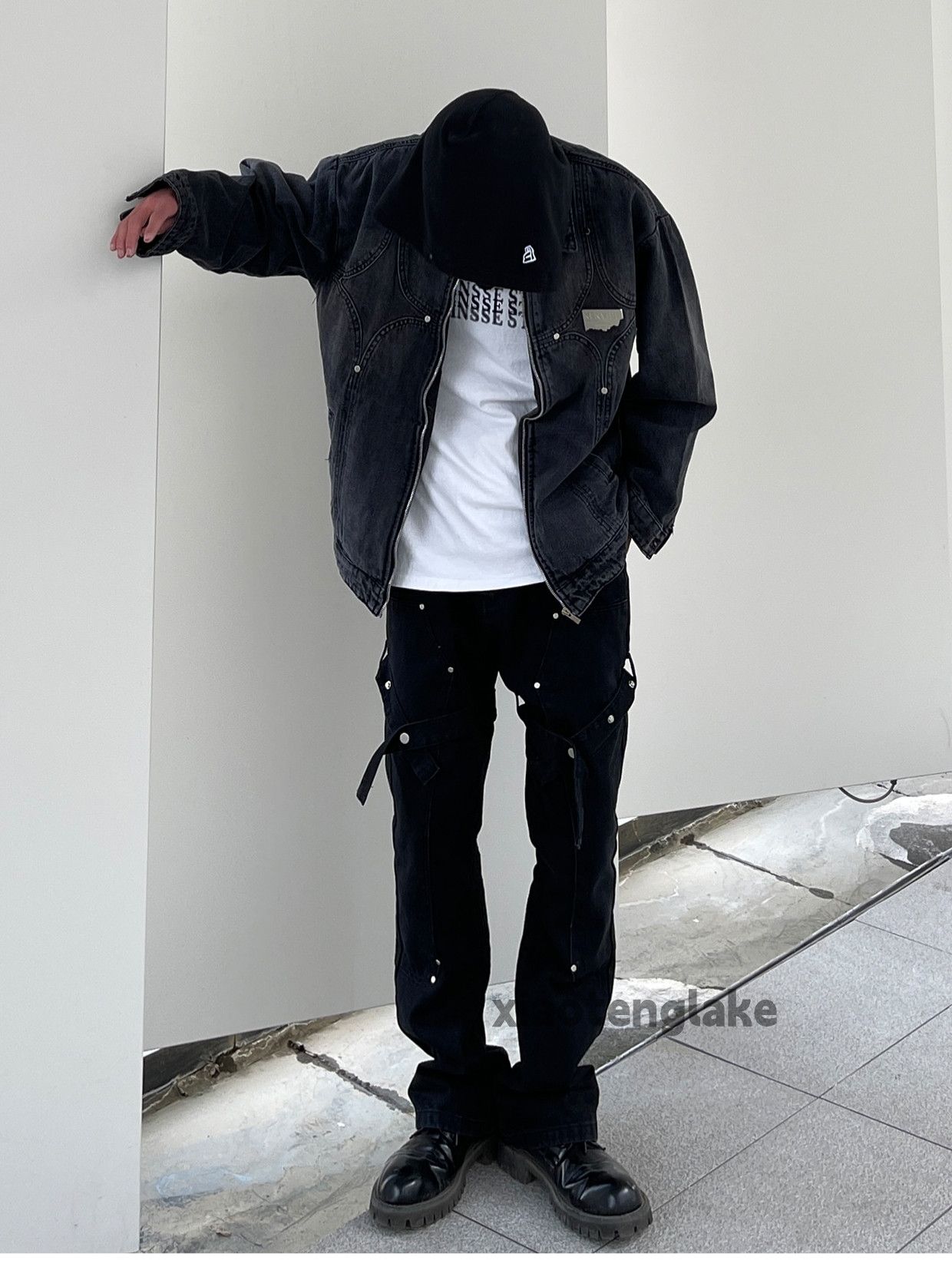Designer × Japanese Brand × Vintage washed faded utility carpenter punk grunge flared pants Size US 32 / EU 48 - 2 Thumbnail