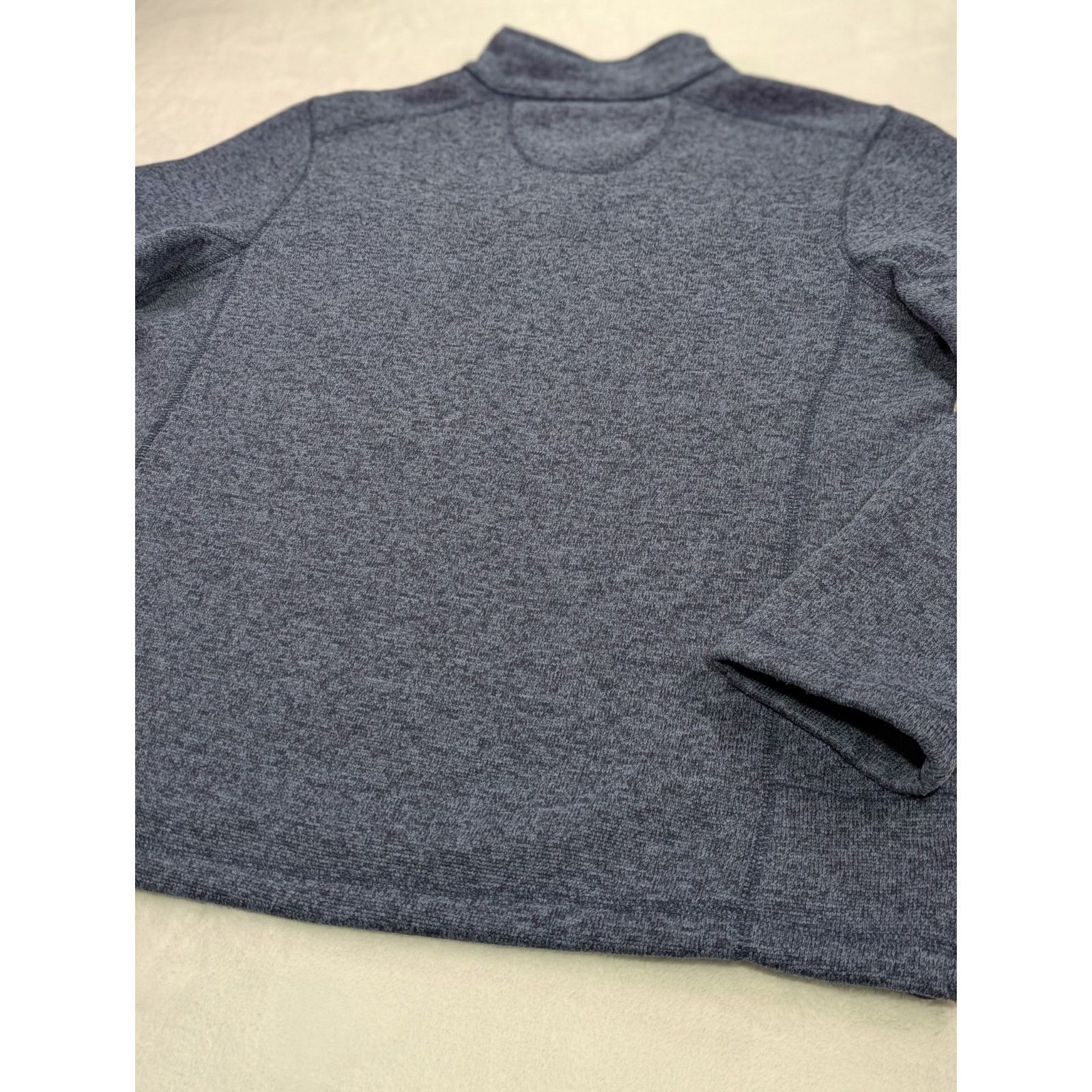 Woolrich Woolen Mills Woolrich Mens XL Blue Fleece 1/4 Snap Knit Pullover Size US XL / EU 56 / 4 - 10 Thumbnail
