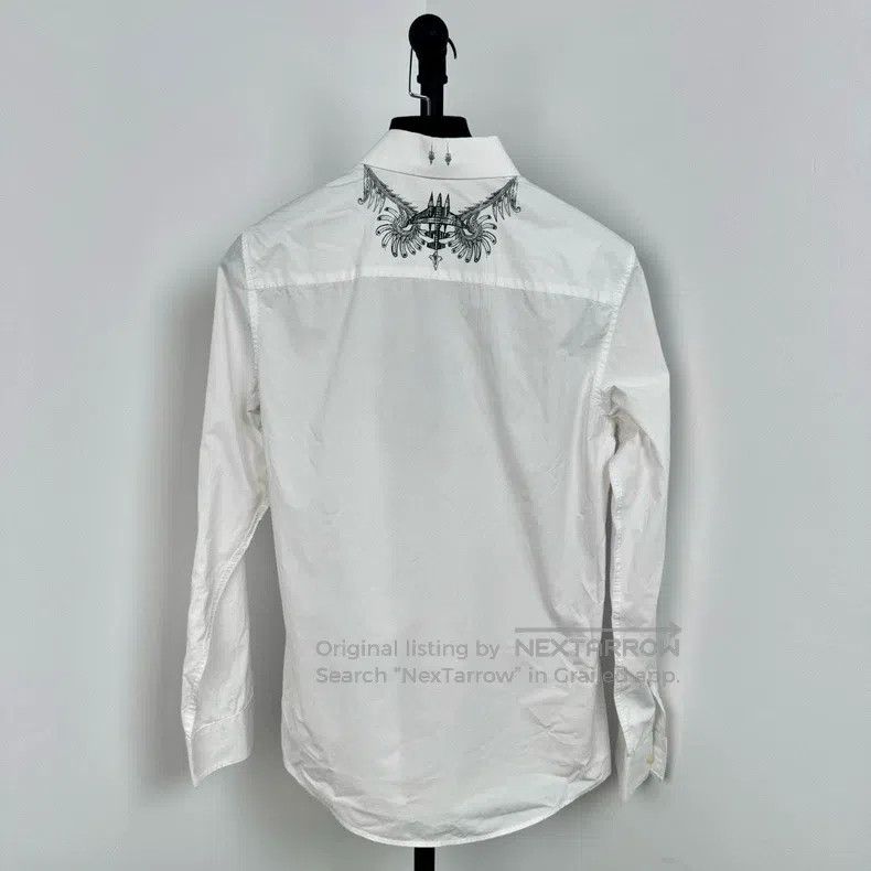 Givenchy Givenchy White Classic Spray Can Doodle Large Logo Shirt Size US S / EU 44-46 / 1 - 2 Thumbnail