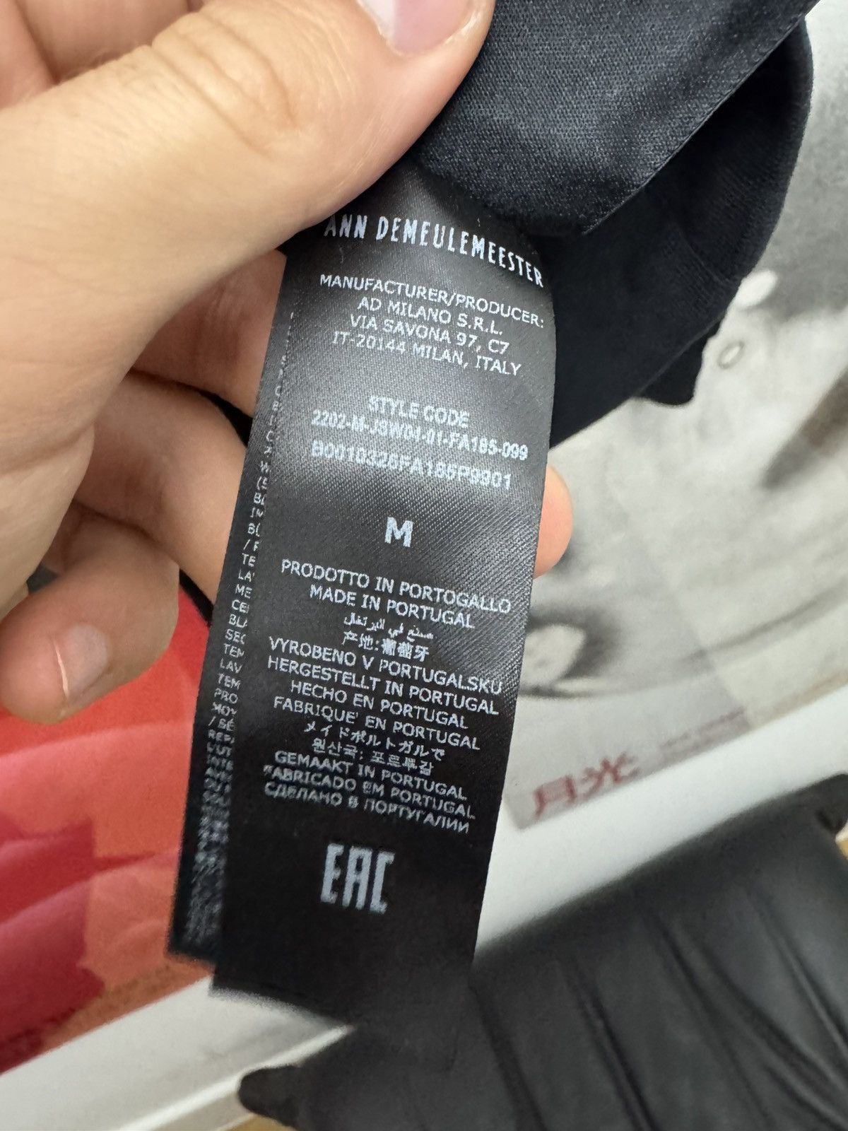 Ann Demeulemeester Ann Demeulemeester "What Remains is Future" Crewneck Rare Size US M / EU 48-50 / 2 - 6 Thumbnail