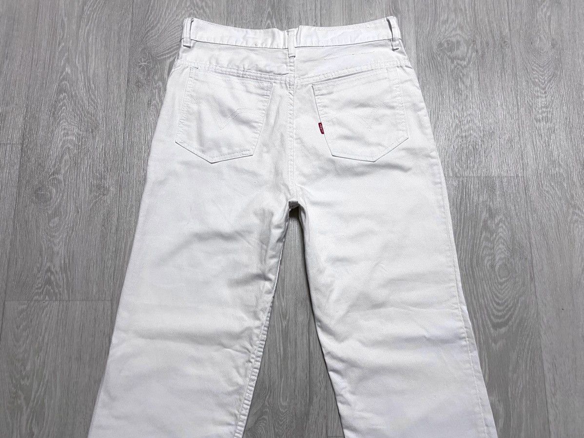 Levi's Vintage Clothing Deadstock Archival 50’s-60’s Levis White Fringed Jeans Denim Size 28" / US 6 / IT 42 - 21 Thumbnail