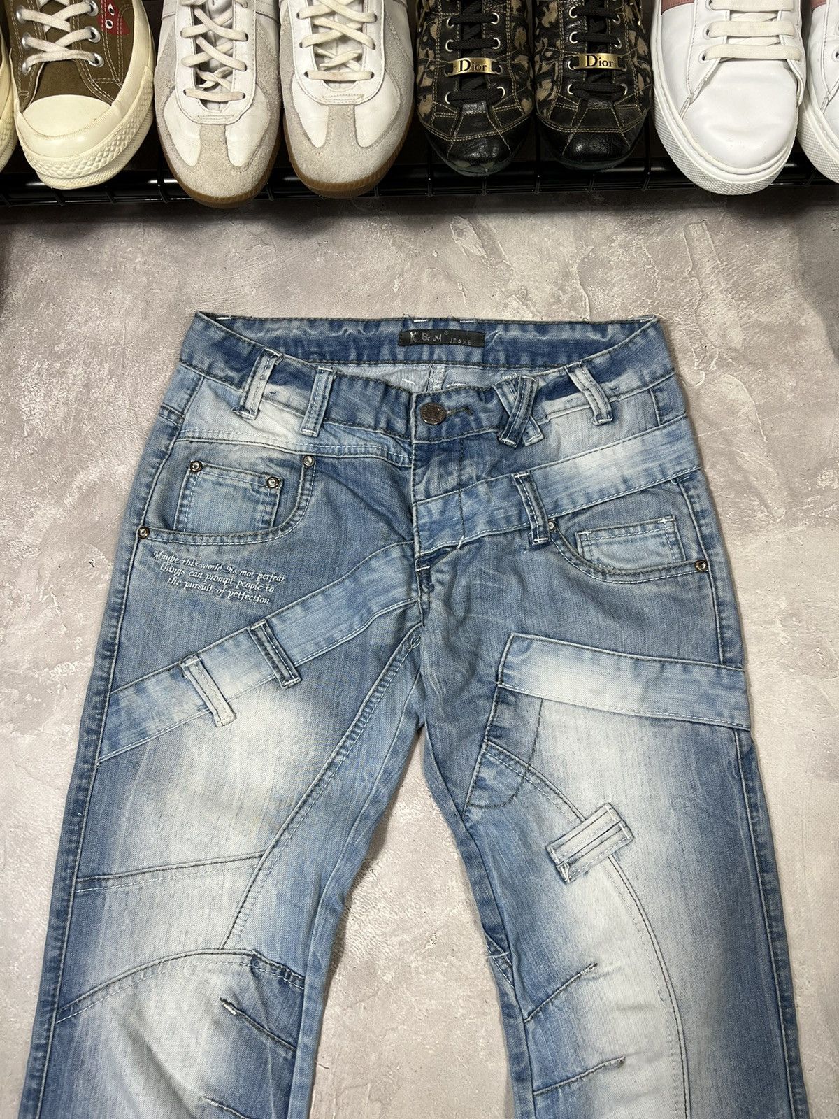 Vintage Vintage Kosmo Lupo Fade Distressed Y2k Denim Pants Size US 30 / EU 46 - 8 Thumbnail
