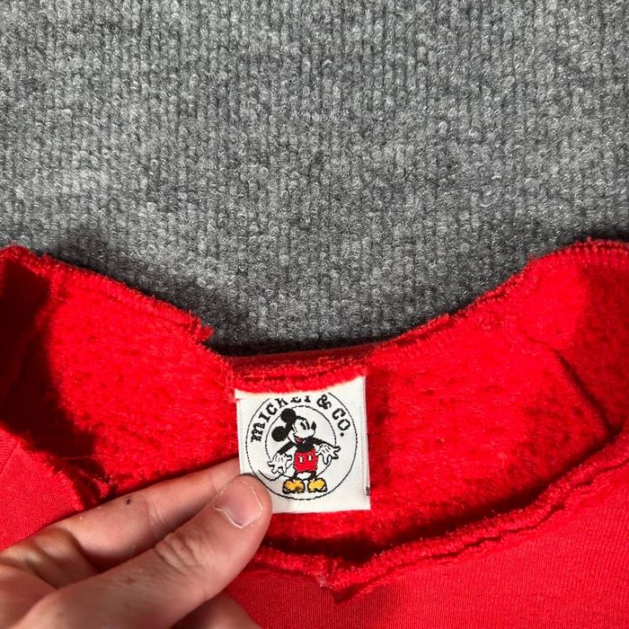 Vintage Vintage Mickey Mouse Hoodie Chopped DIsney Retro 1990s | Grailed