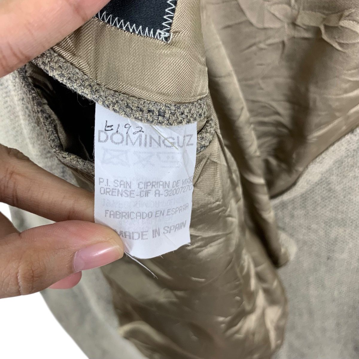 Adolfo Dominguez Vintage ADOLFO DOMINGUEZ Silk Linen Blazer Coat Peacoat Size 46L - 12 Thumbnail