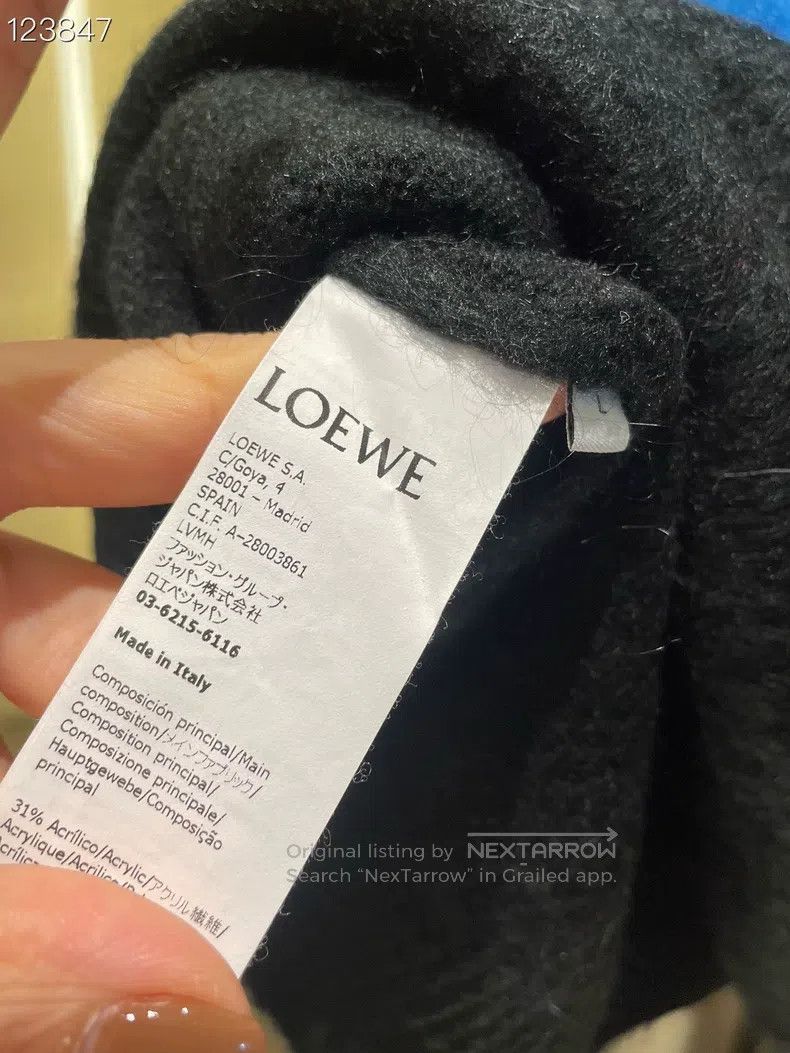 Loewe LOEWE Color Block Round Neck Mohair Knit Sweater Size L / US 10 / IT 46 - 5 Thumbnail