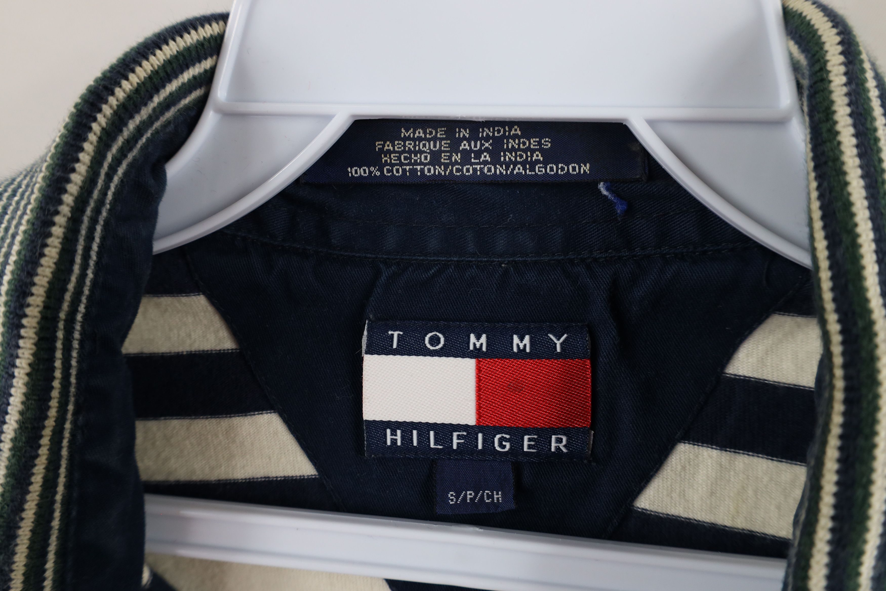 Tommy Hilfiger × Vintage Vintage 90s Tommy Hilfiger Distressed Tennis Polo Shirt Size US S / EU 44-46 / 1 - 10 Thumbnail