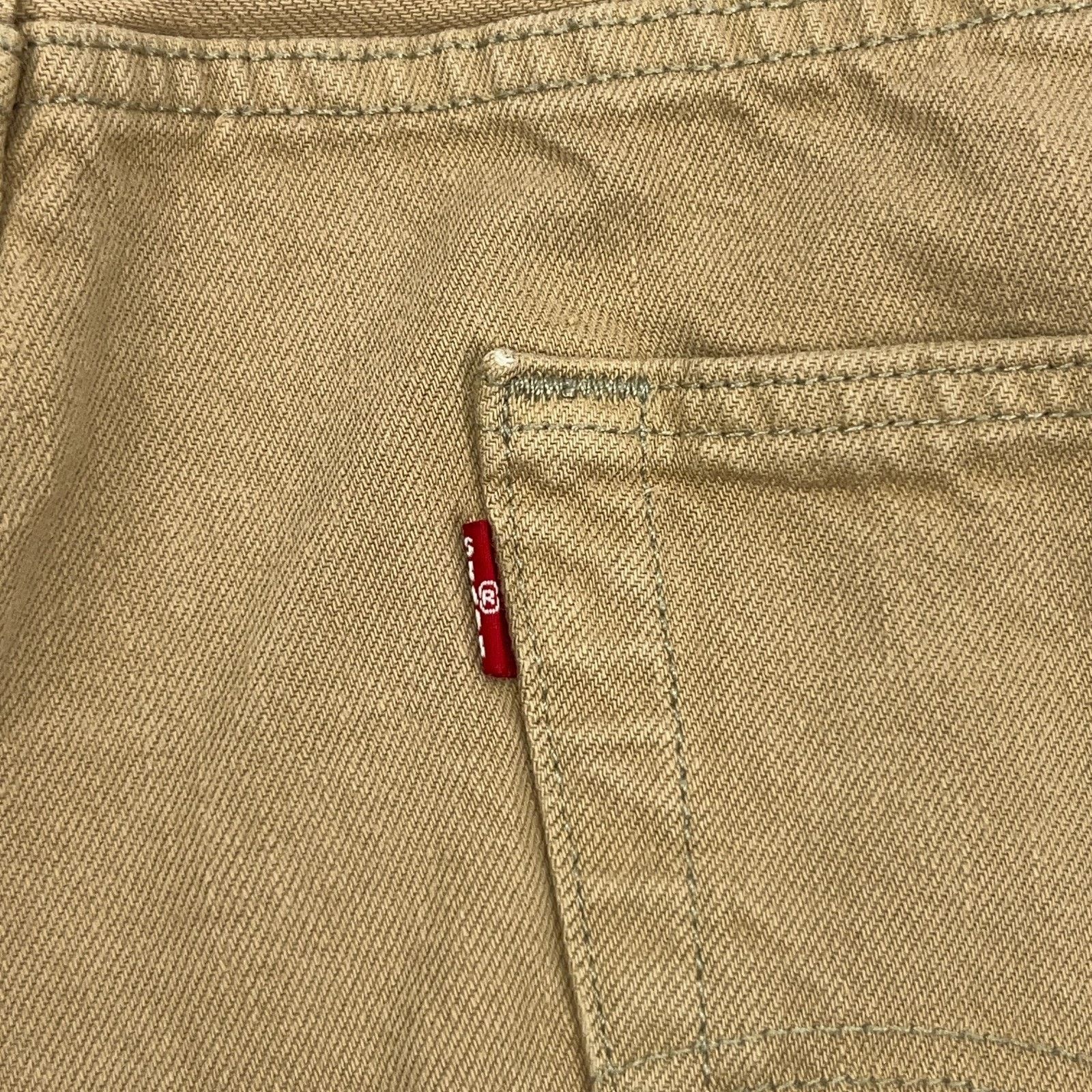 Levi's Levis 501 Button Fly Jeans Straight Fit 5 Pockets Tan 44x32 Size US 44 / EU 60 - 11 Thumbnail
